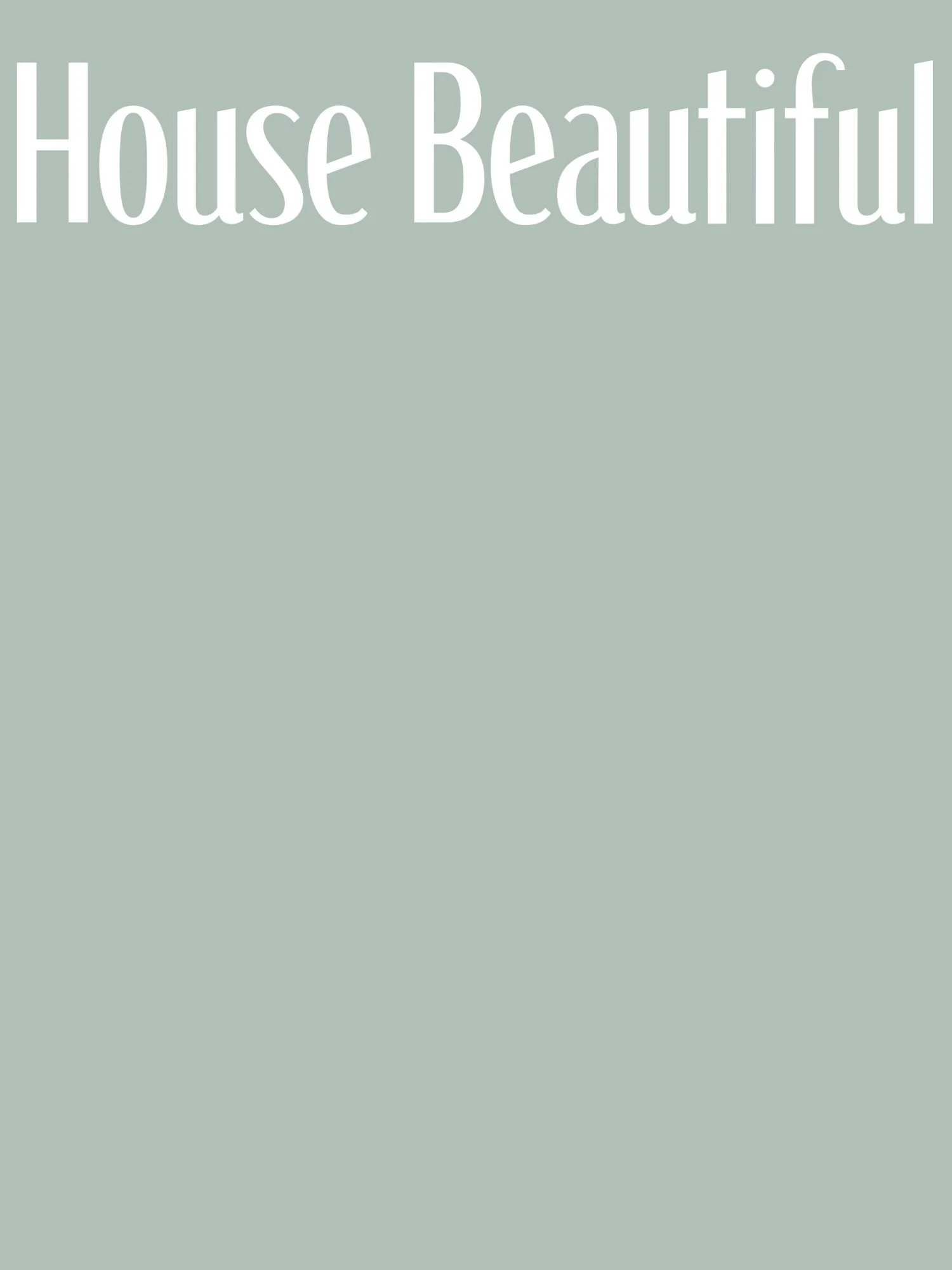 House Beautiful, March 2025
