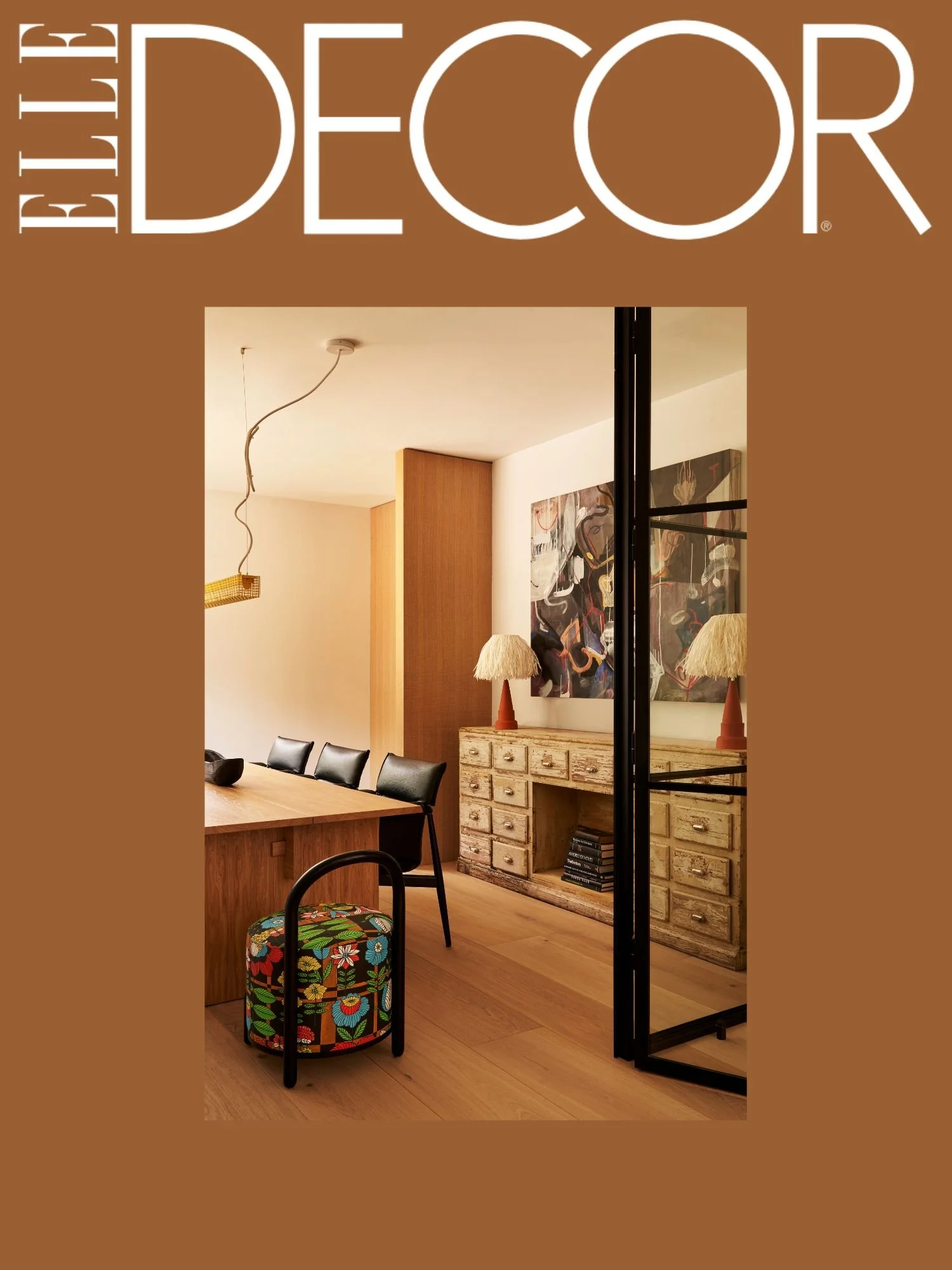 Elle Decor: Copake Lake Home by Ghislaine Vinas, December 2025