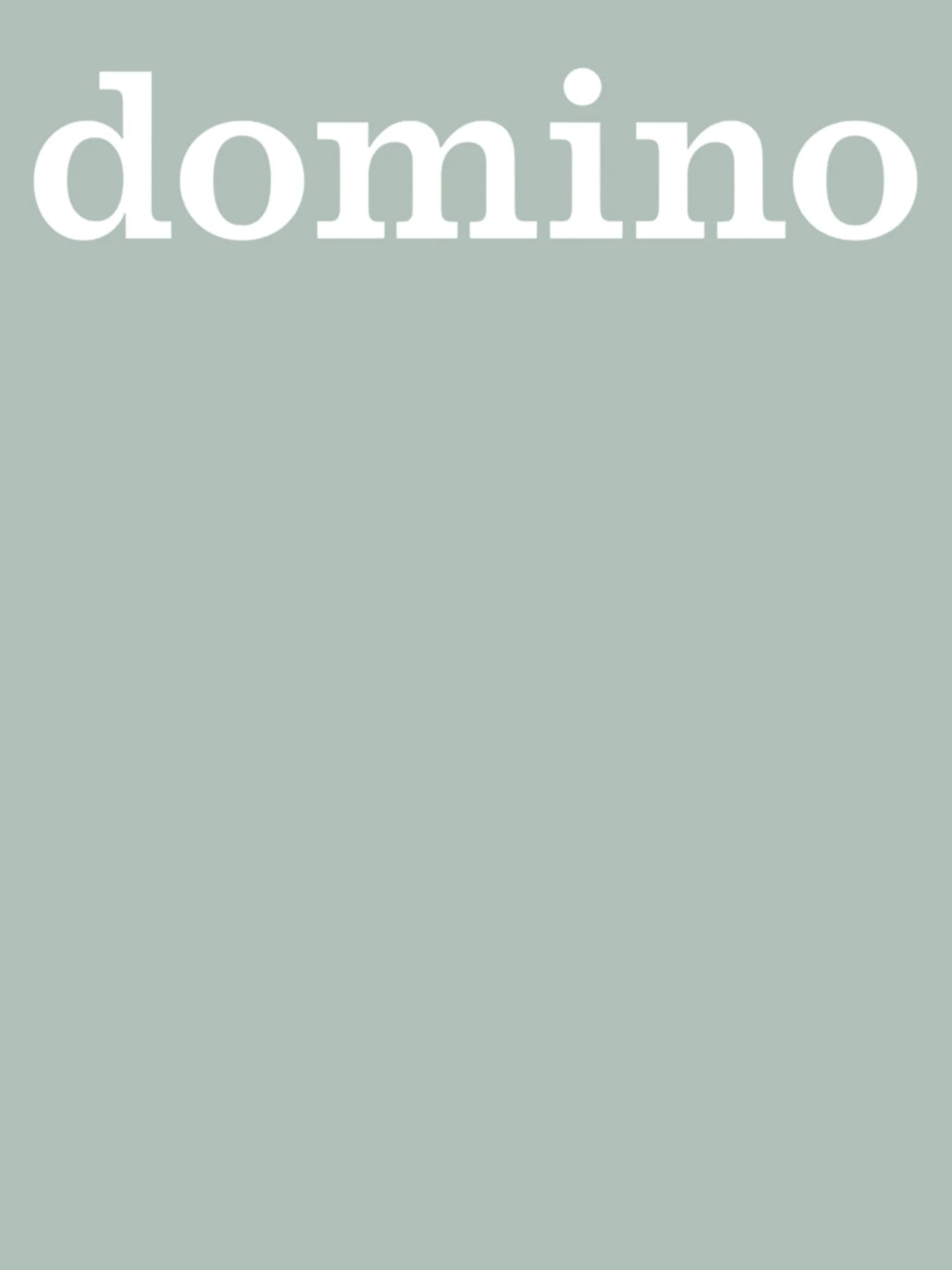 Ghislaine Viñas, Domino Magazine, December 2025