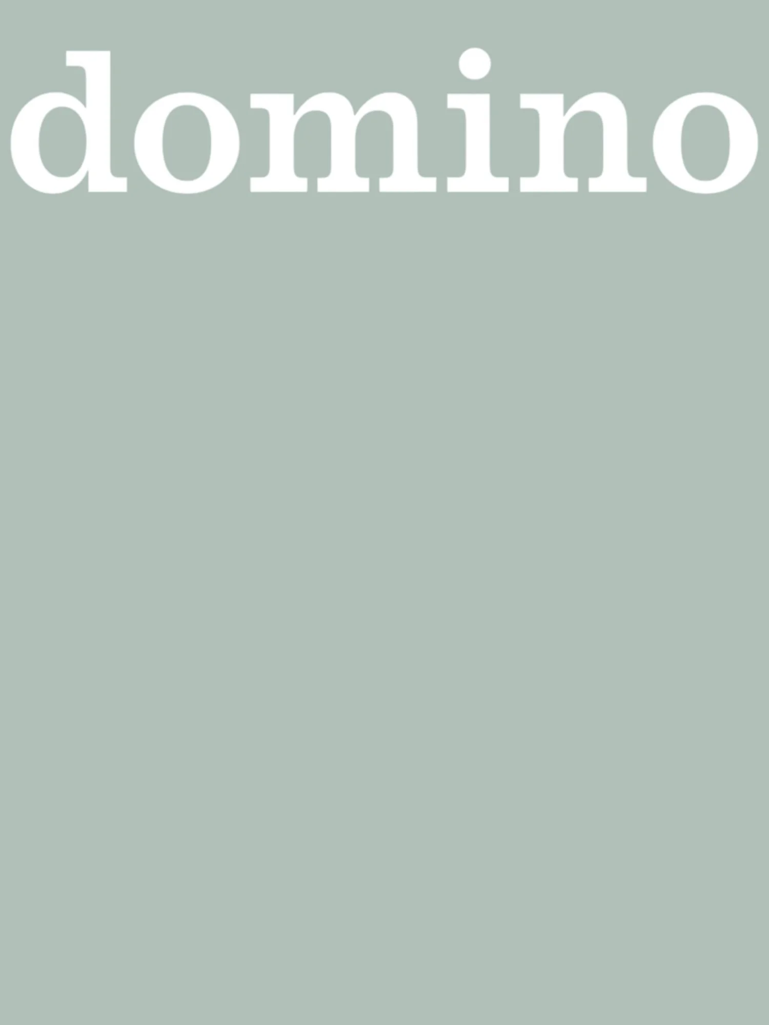 Ghislaine Viñas, Domino Magazine, December 2025