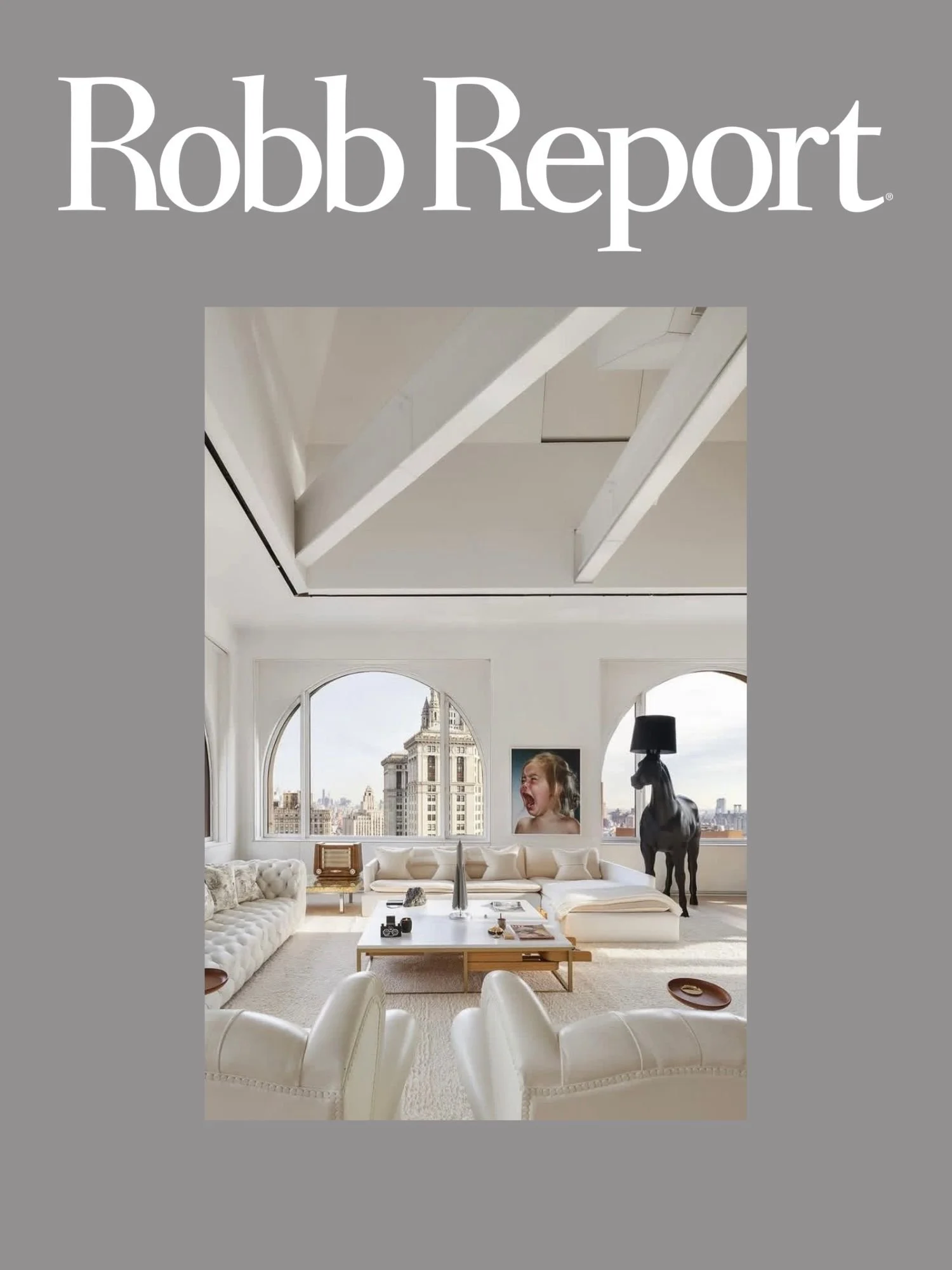 Robb Report, $20 Million Penthouse, Ghislaine Vinas Interior Design, March 2026