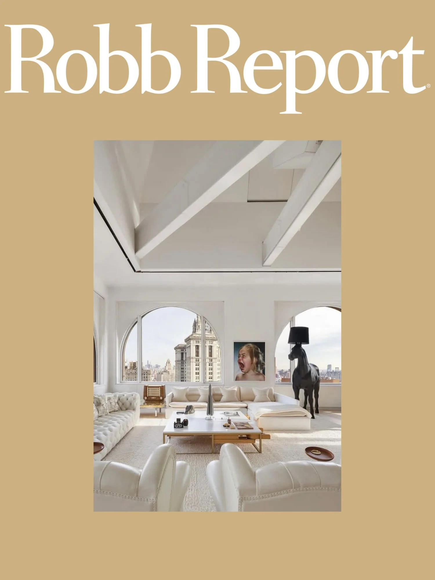 Robb Report, $20 Million Penthouse, Ghislaine Vinas Interior Design, March 2026