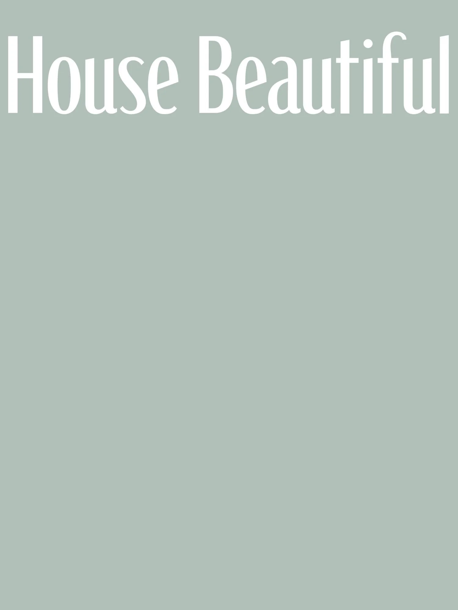 House Beautiful, March 2025