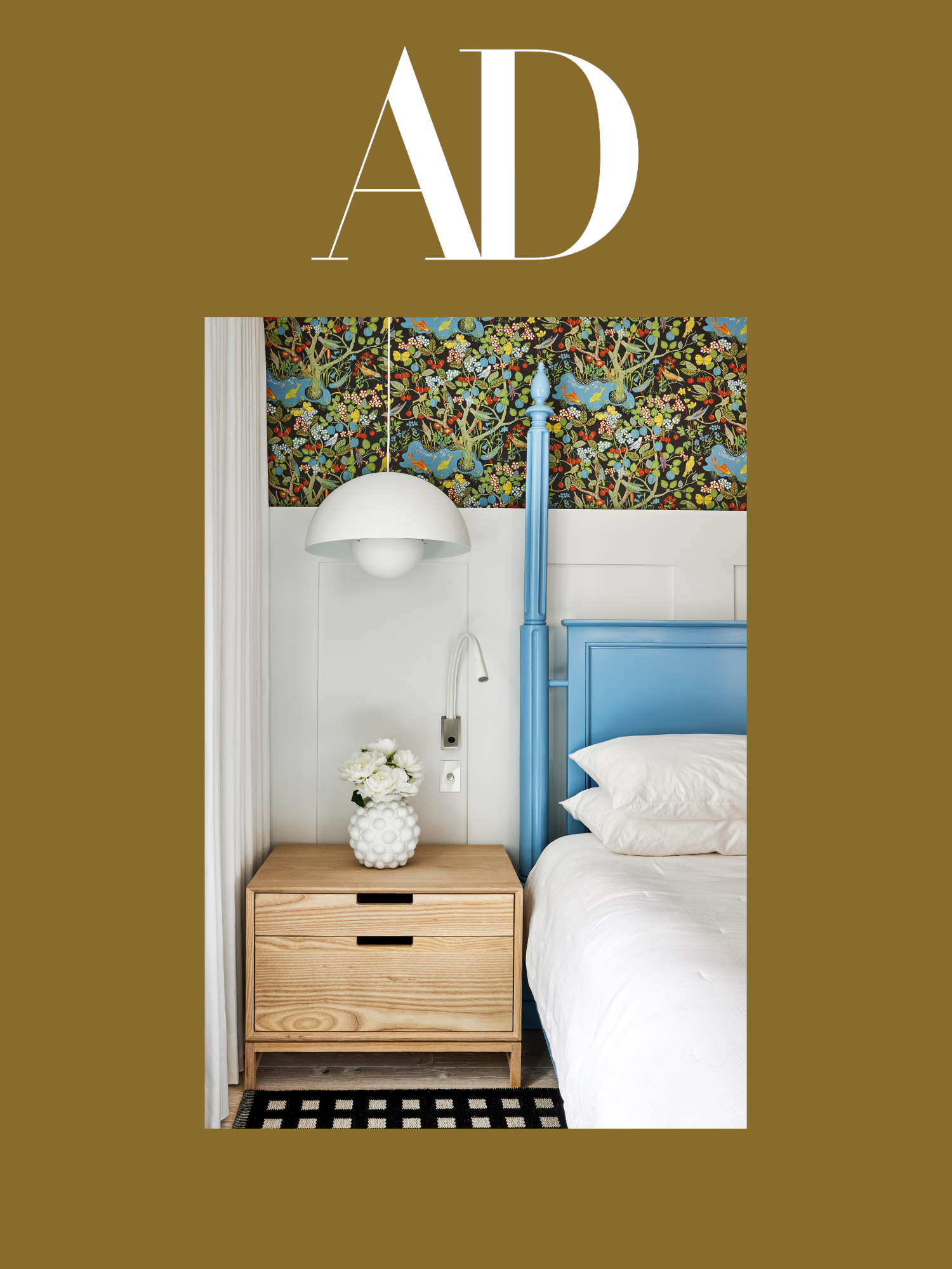 Architectural Digest, Bedroom Lighting, July 2025