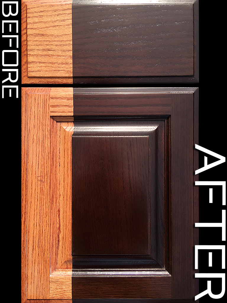 Refinished Builder Grade Oak