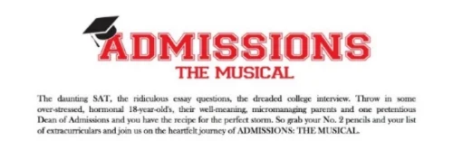 "Admission the Musical"