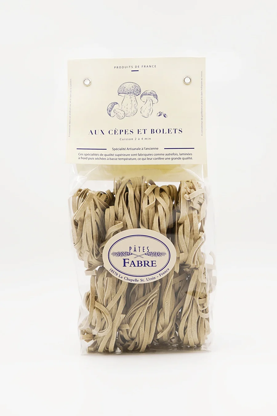 Tagliatelles aux cèpes et bolets