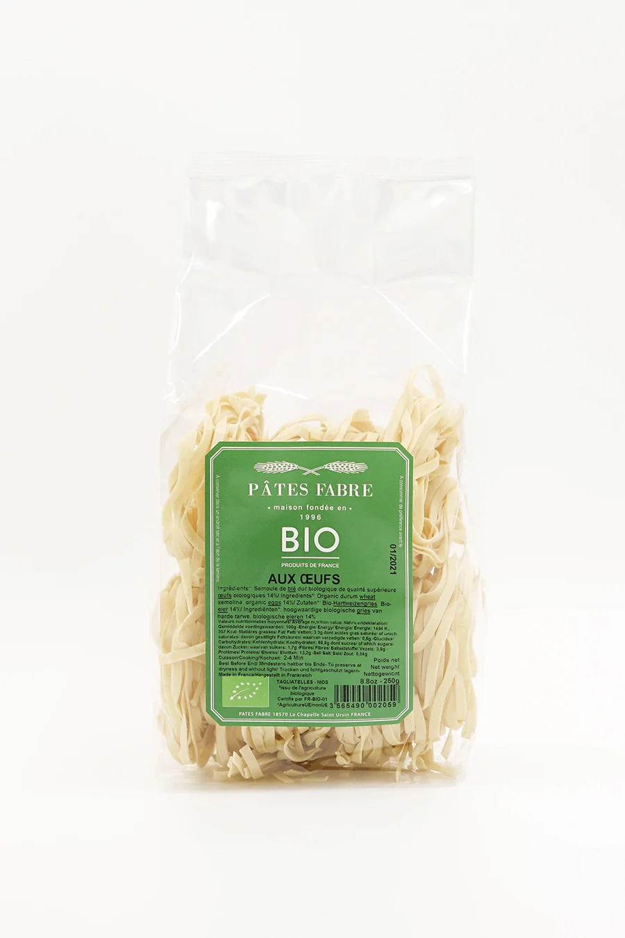 Tagliatelles aux oeufs