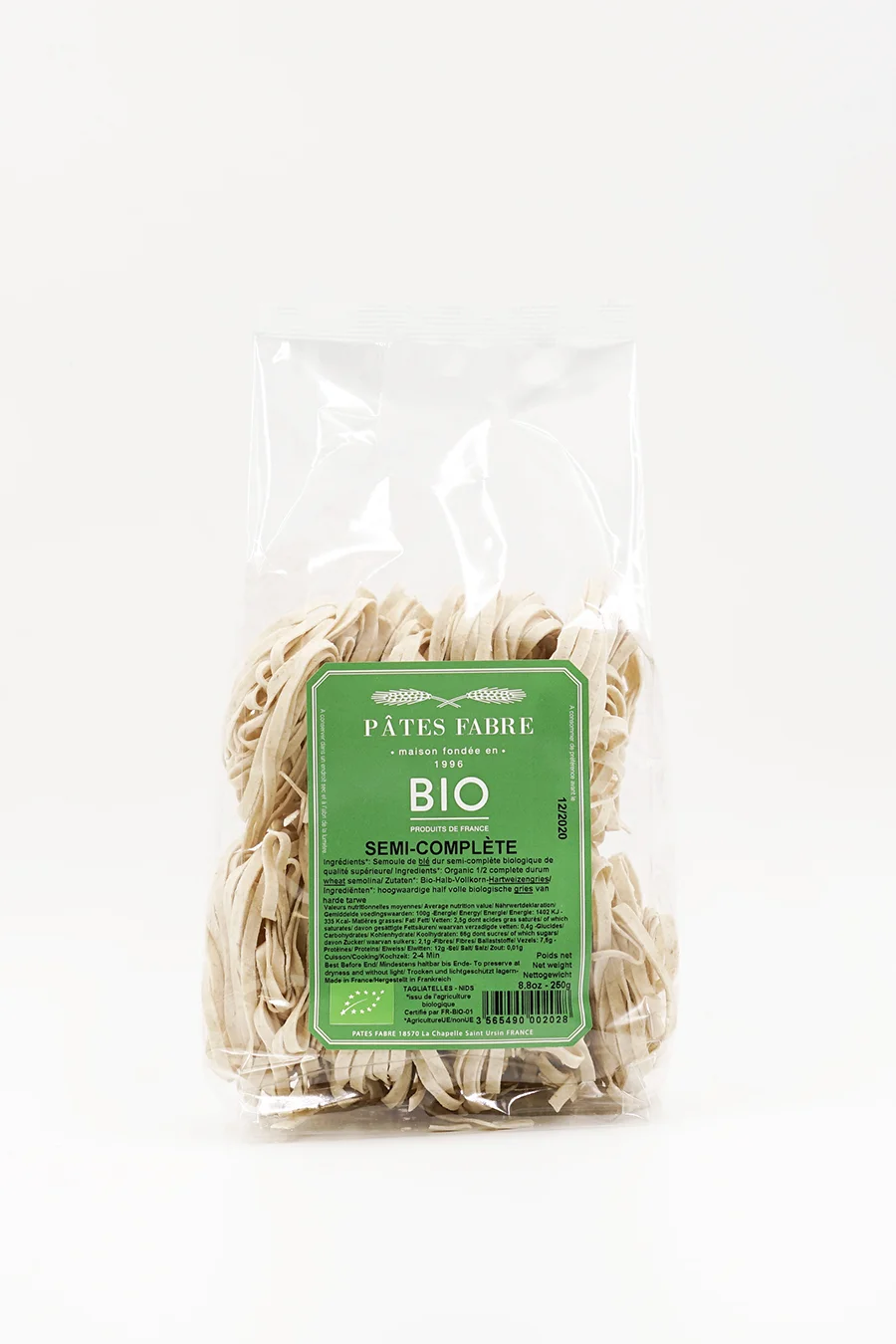 Tagliatelles semi-complète