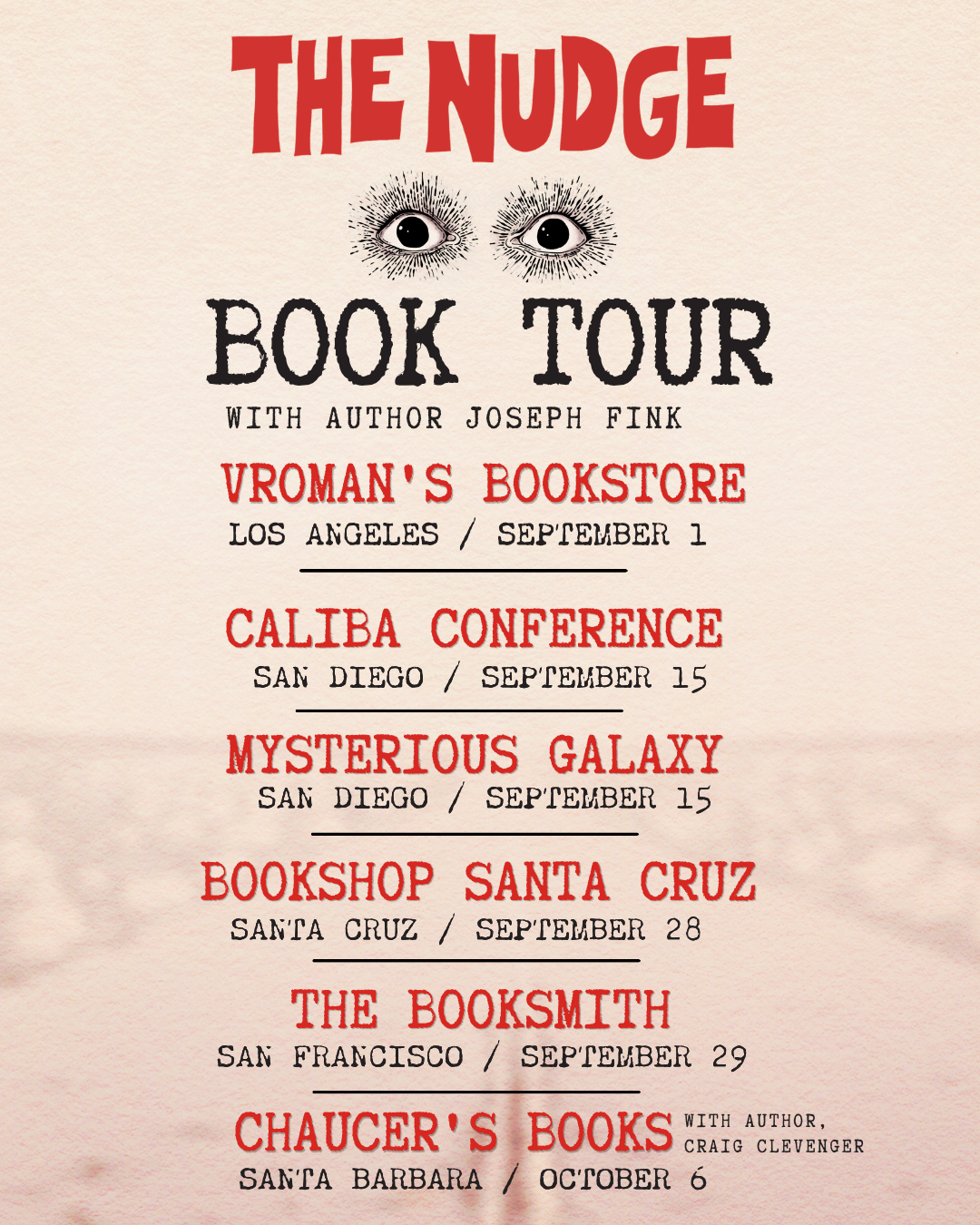 The Nudge Book Tour