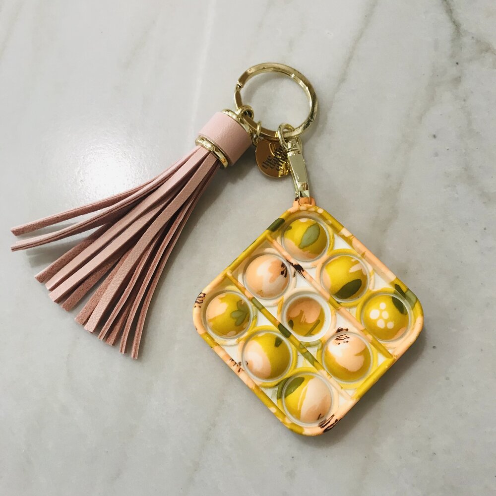 Bubble Pop It Keychain - Yellow — charm | Online Store for Home ...