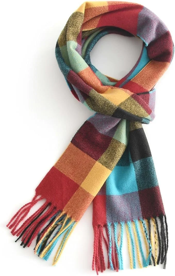 vimate Plaid Scarf
