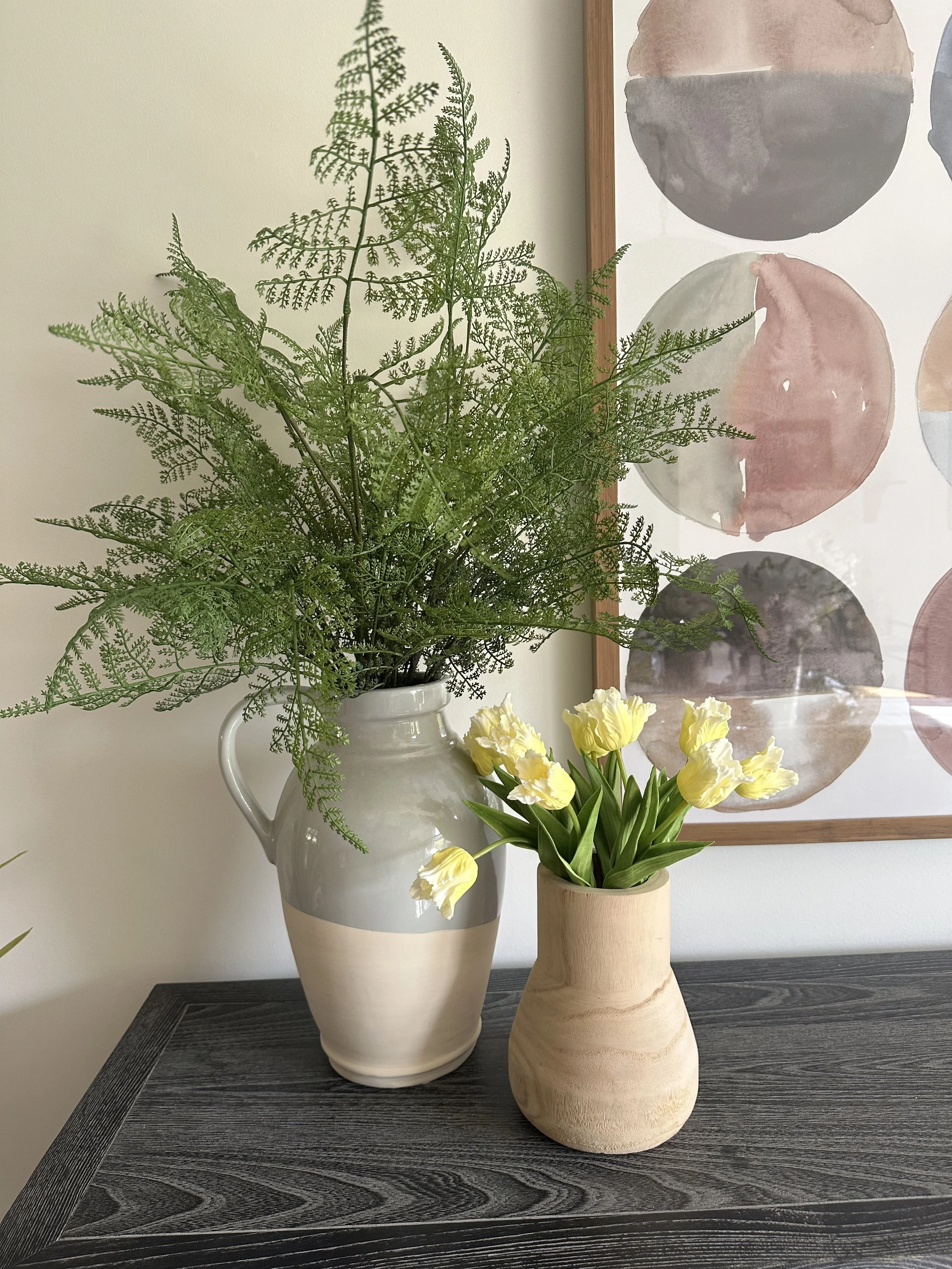 Real Touch Lace Fern Spray