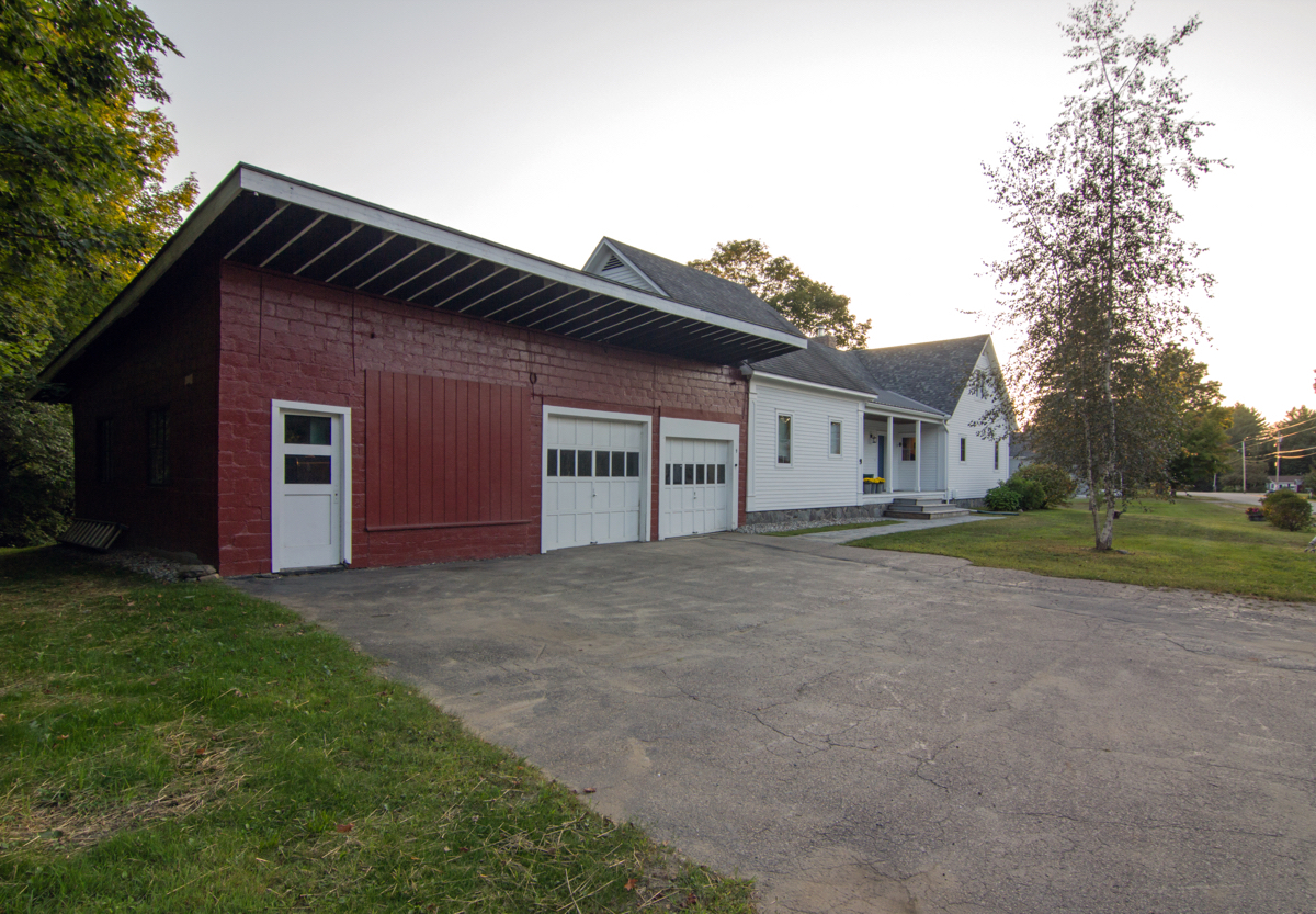 Spacious Garage now being used as the Owner's Shop