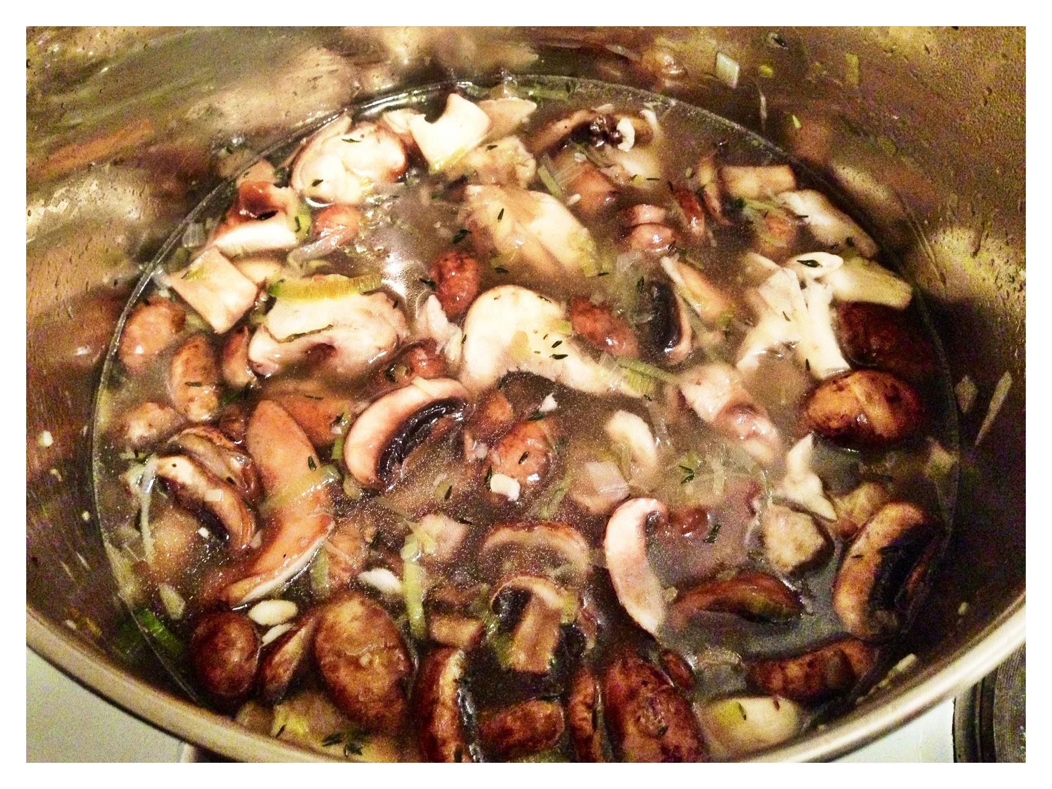 in the pot