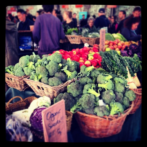 Shot from my favorite organic product stand at Eveleigh Markets - Kurrawong Organics 