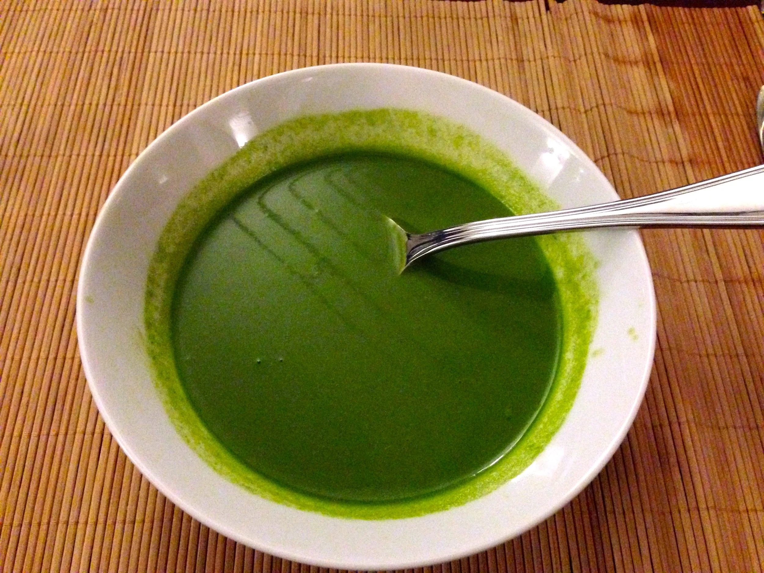 Green soup in Tangalle