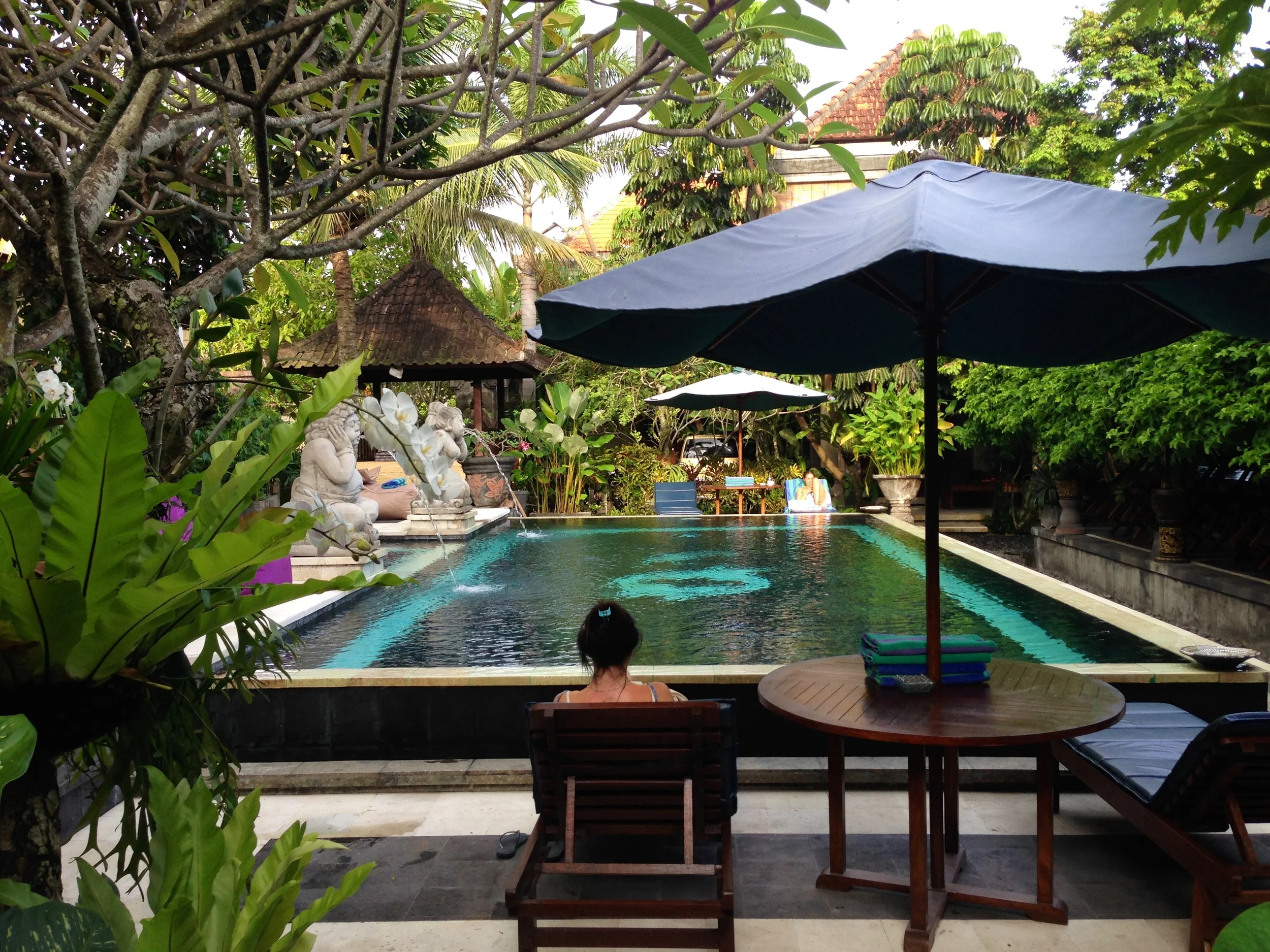 Beautiful pool at Ubud Aura