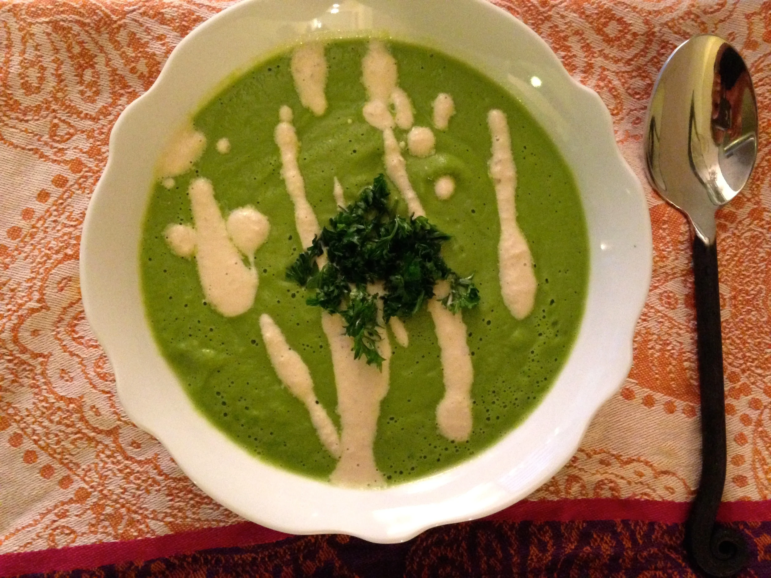 Spring Clean Watercress and Asparagus Soup
