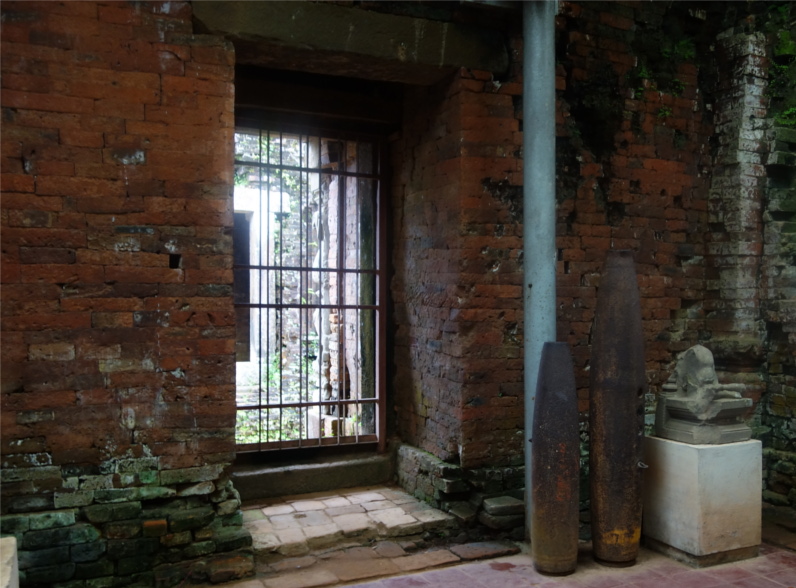     Bombs used by theAmerican forces to destroy the temples.  