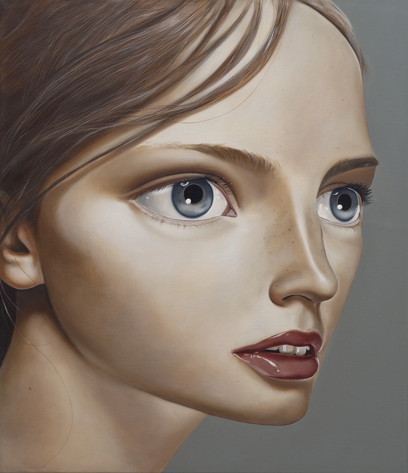 Rebecca, 2000 Acrylic on linen 19 11⁄16 inches x 23 5⁄8 in (50 x 60 cm)