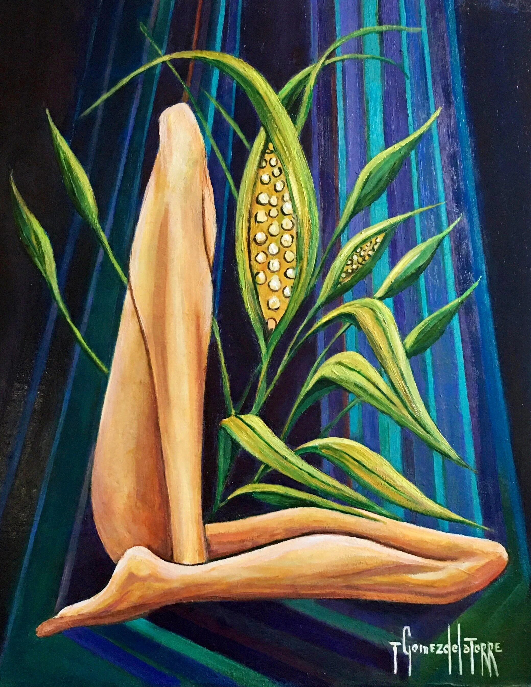 Mother Earth in Blue