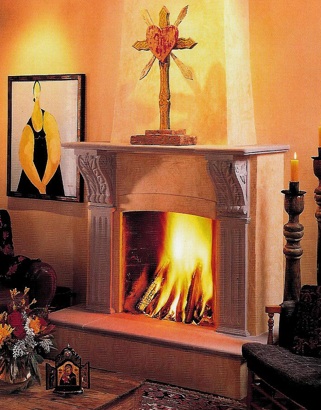 Fireplace designed by Susan Westbrook