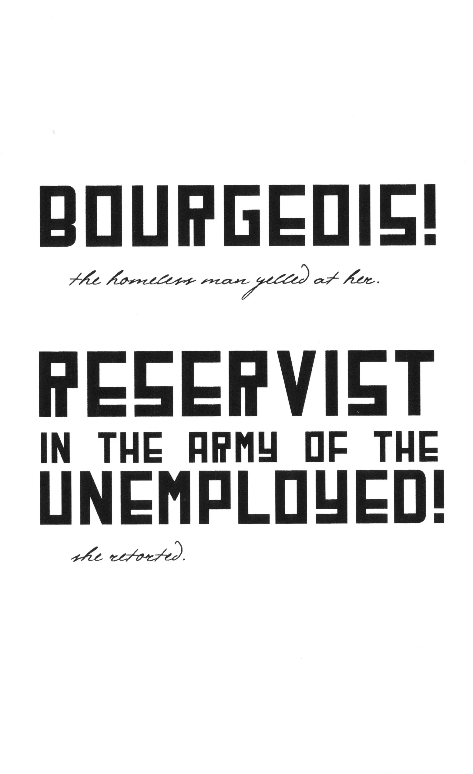 The Thirty Second Interval Between Routine and Ruin