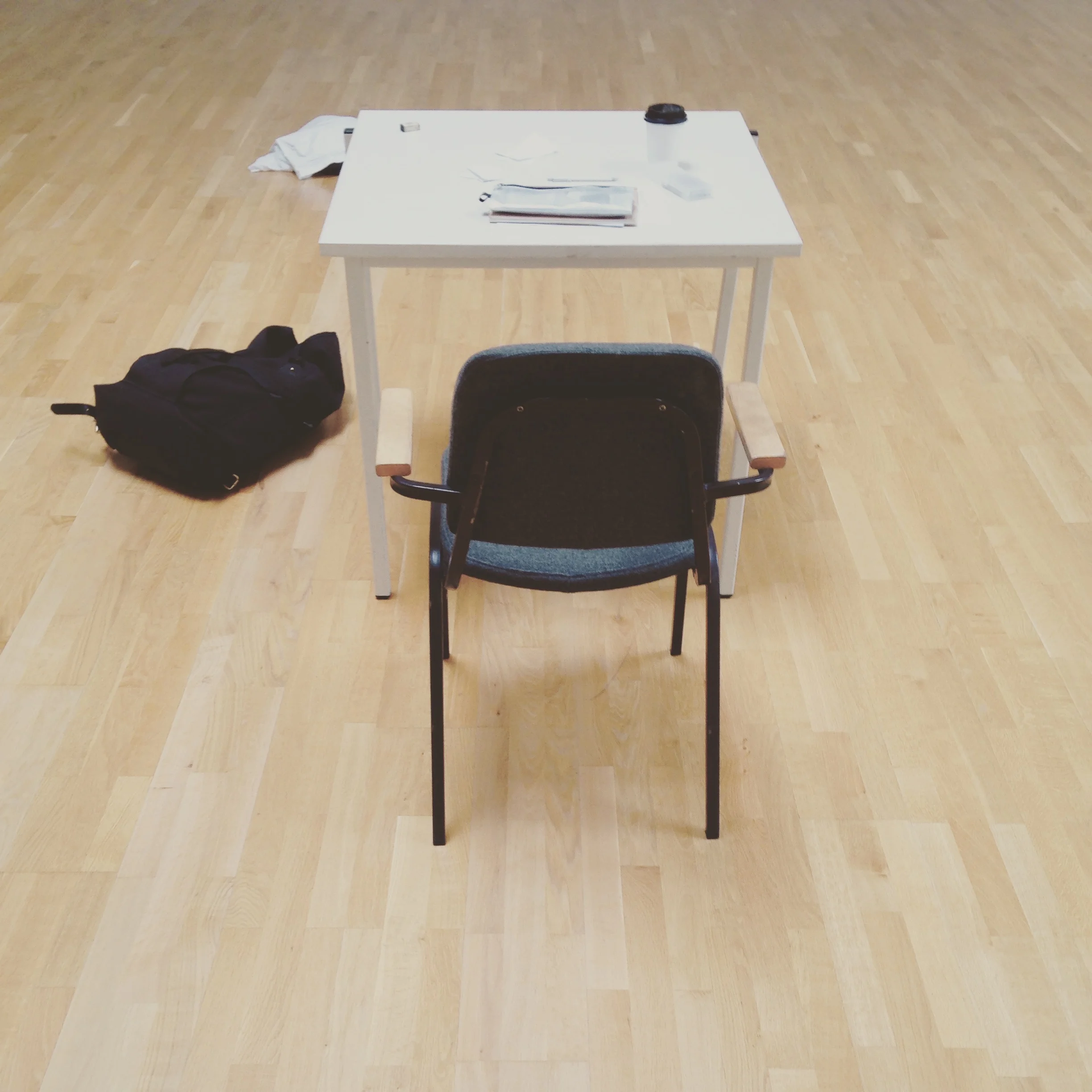 Common rehearsal room scene