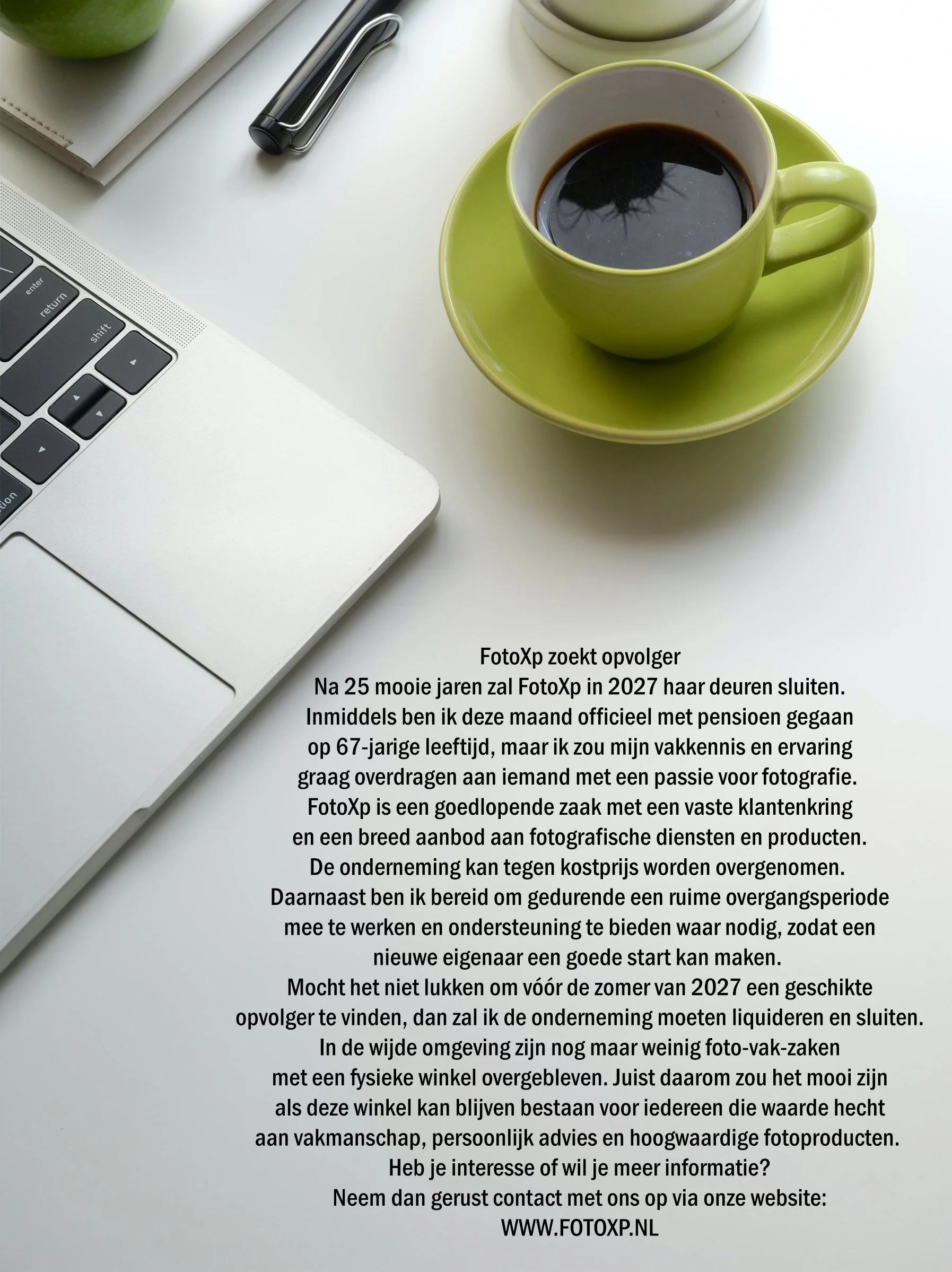 FotoXp zoekt opvolger.