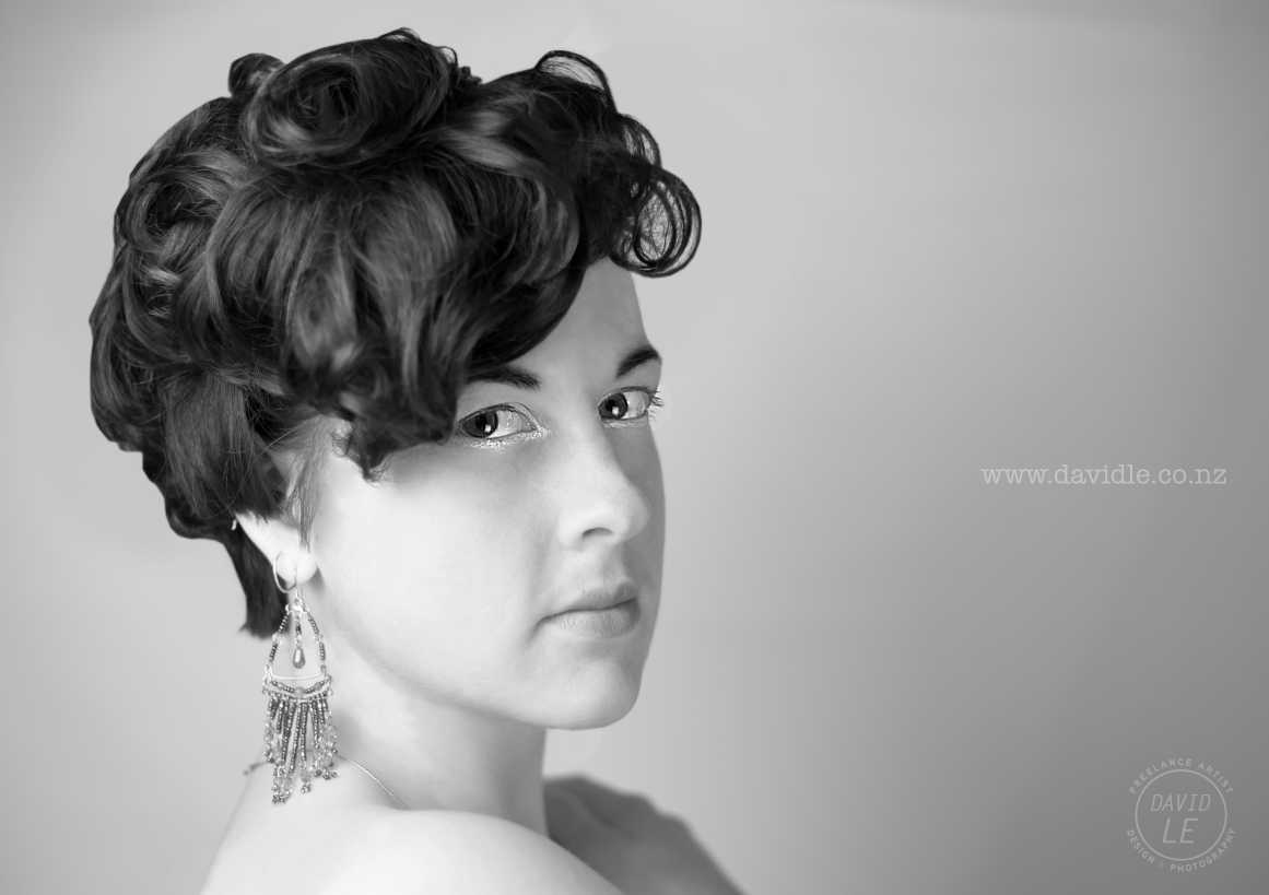 My smoking wife as a hair model, wow weee!