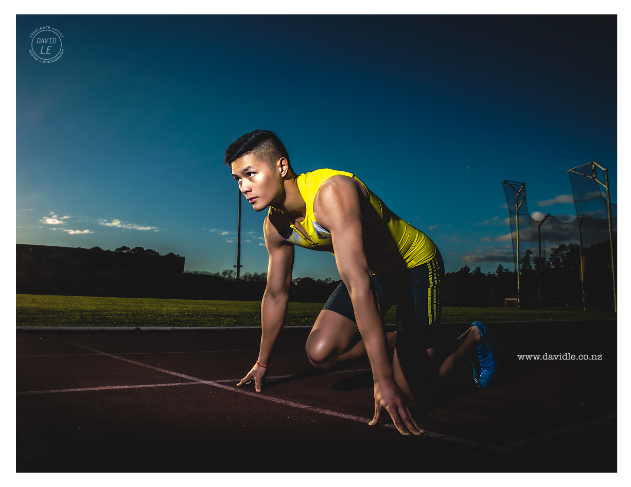 One of the fastest men in New Zealand, Andy Kruy