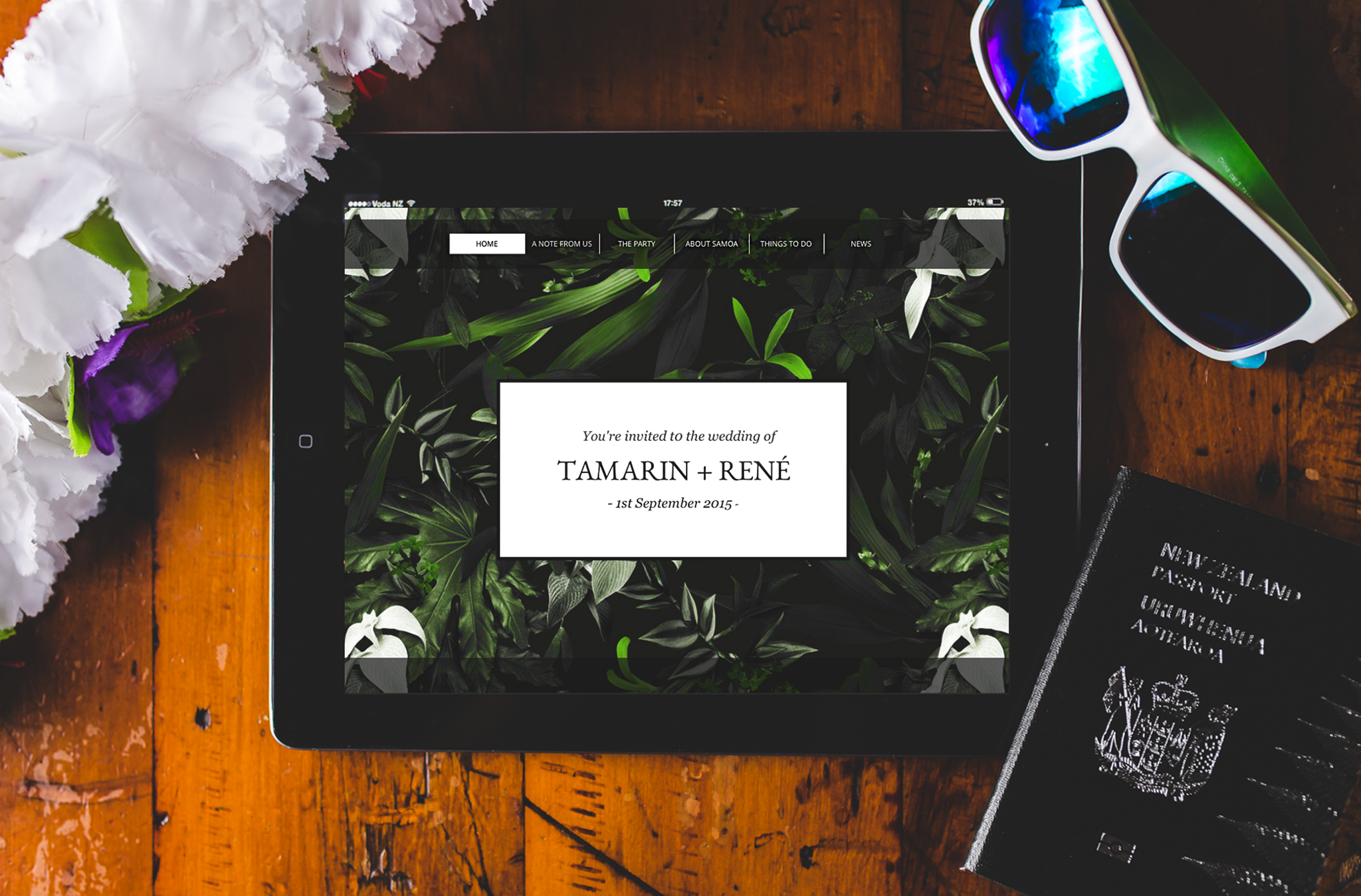 Kicking off this wedding season in SAMOA BABY!