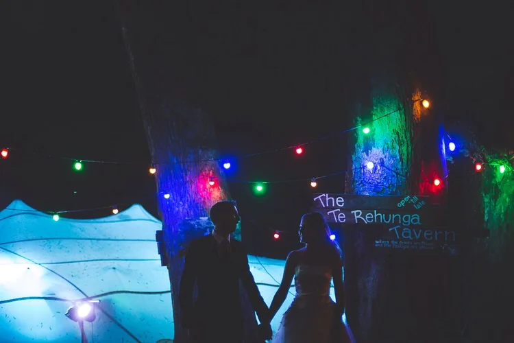 Jase & Laura's rustic farm wedding featured over at Junebug Weddings!