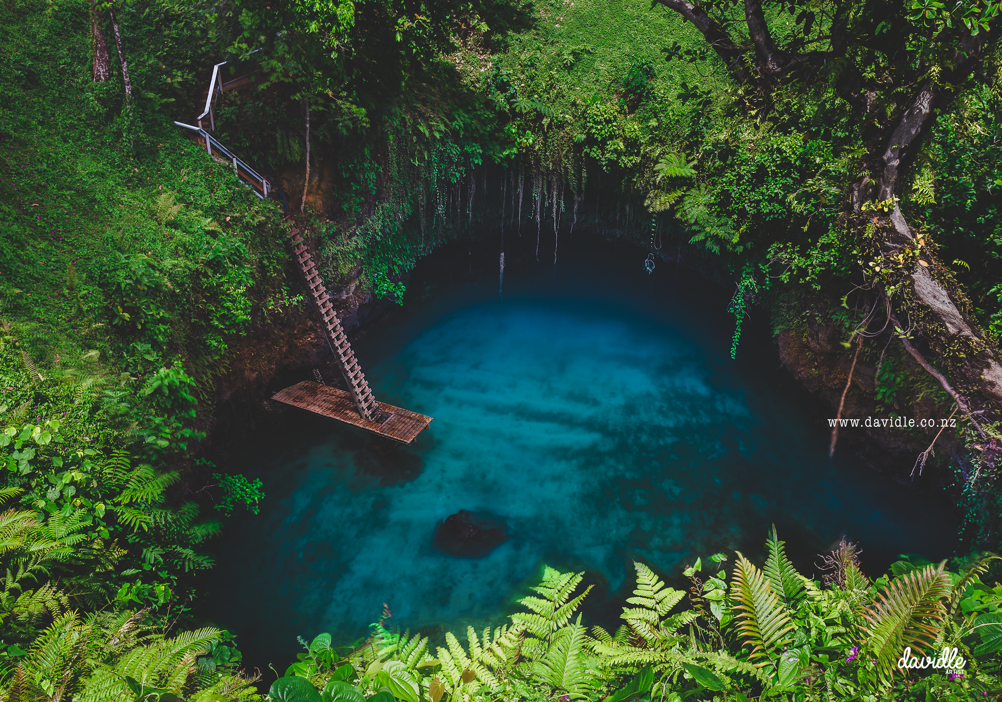 Take me back, To Sua Ocean Trench, Samoa.