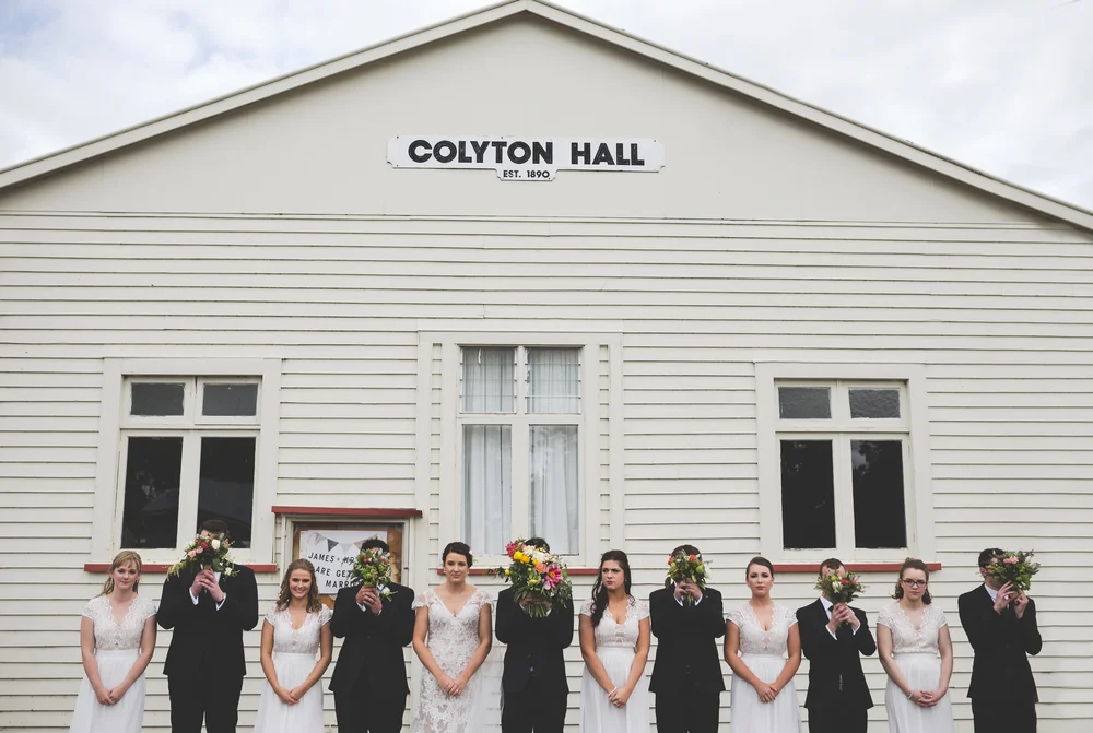 Check out James + Kristina and the rest of these beautiful lassies!