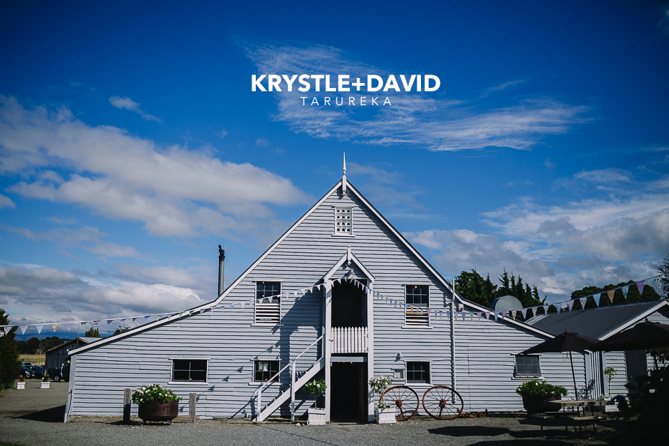 Krystle + David's wedding held at the awesome Tarureka Estate!