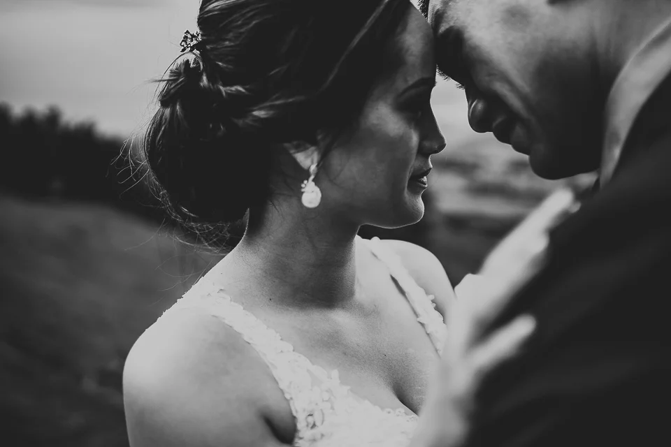 Alisha + Ty's Kimbolton backyard wedding - views for days!