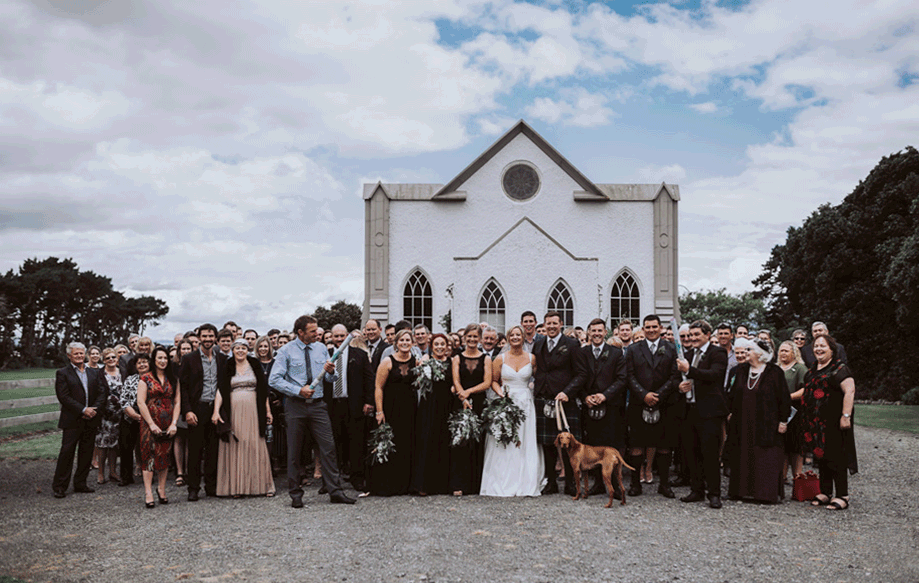 Jess + Chris featured over at Paper + Lace