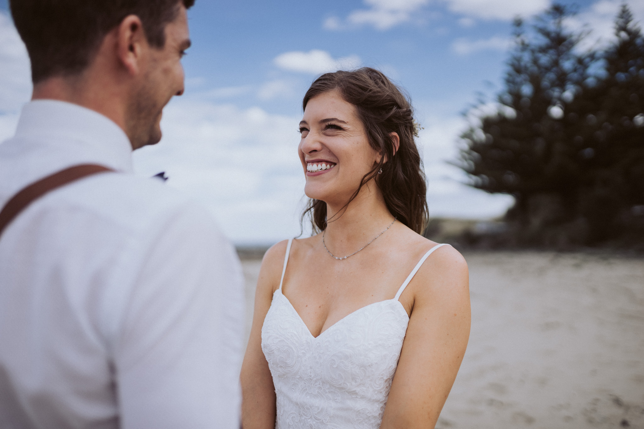 Cliff top elopement