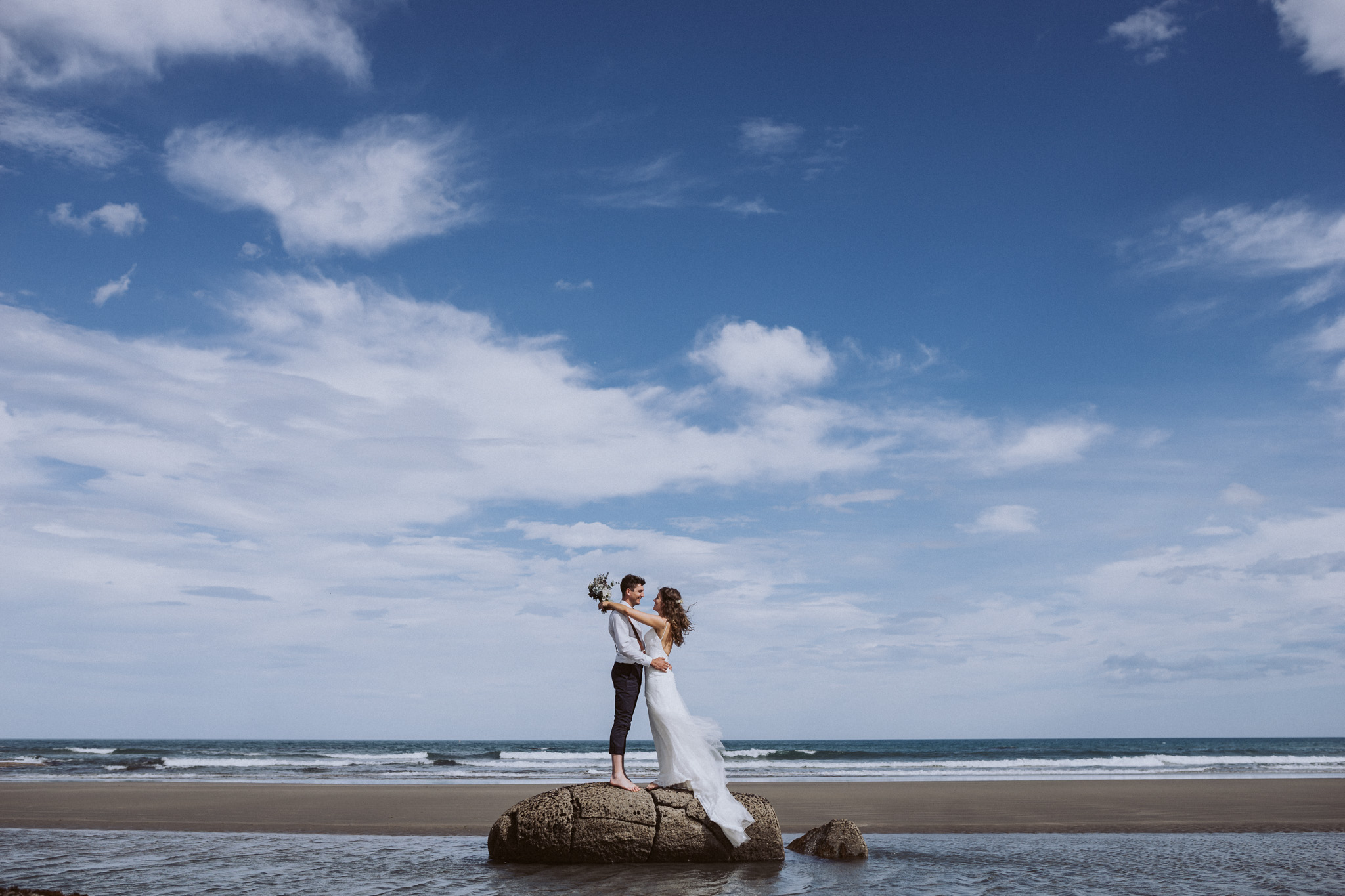 Cliff top elopement