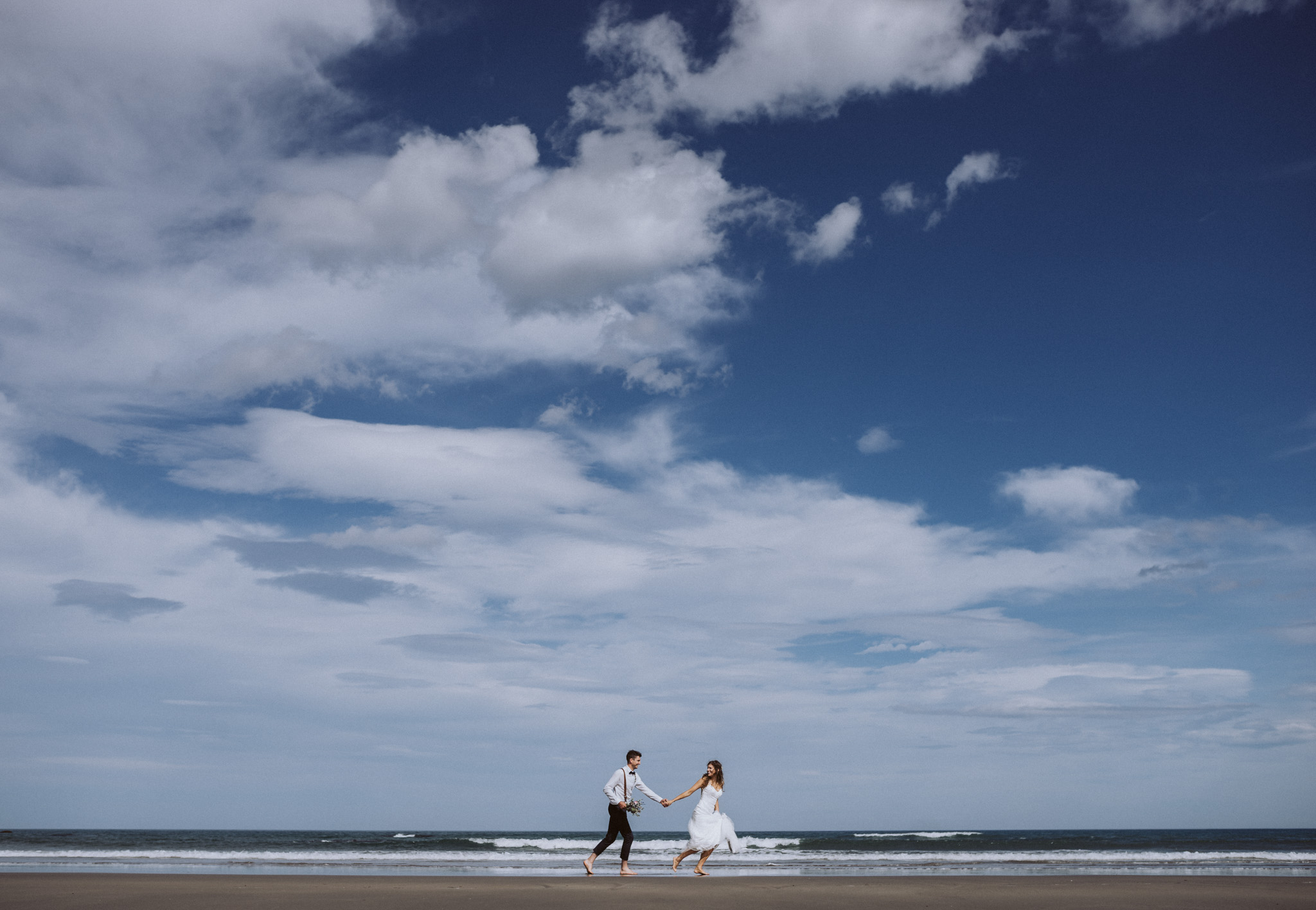 Cliff top elopement