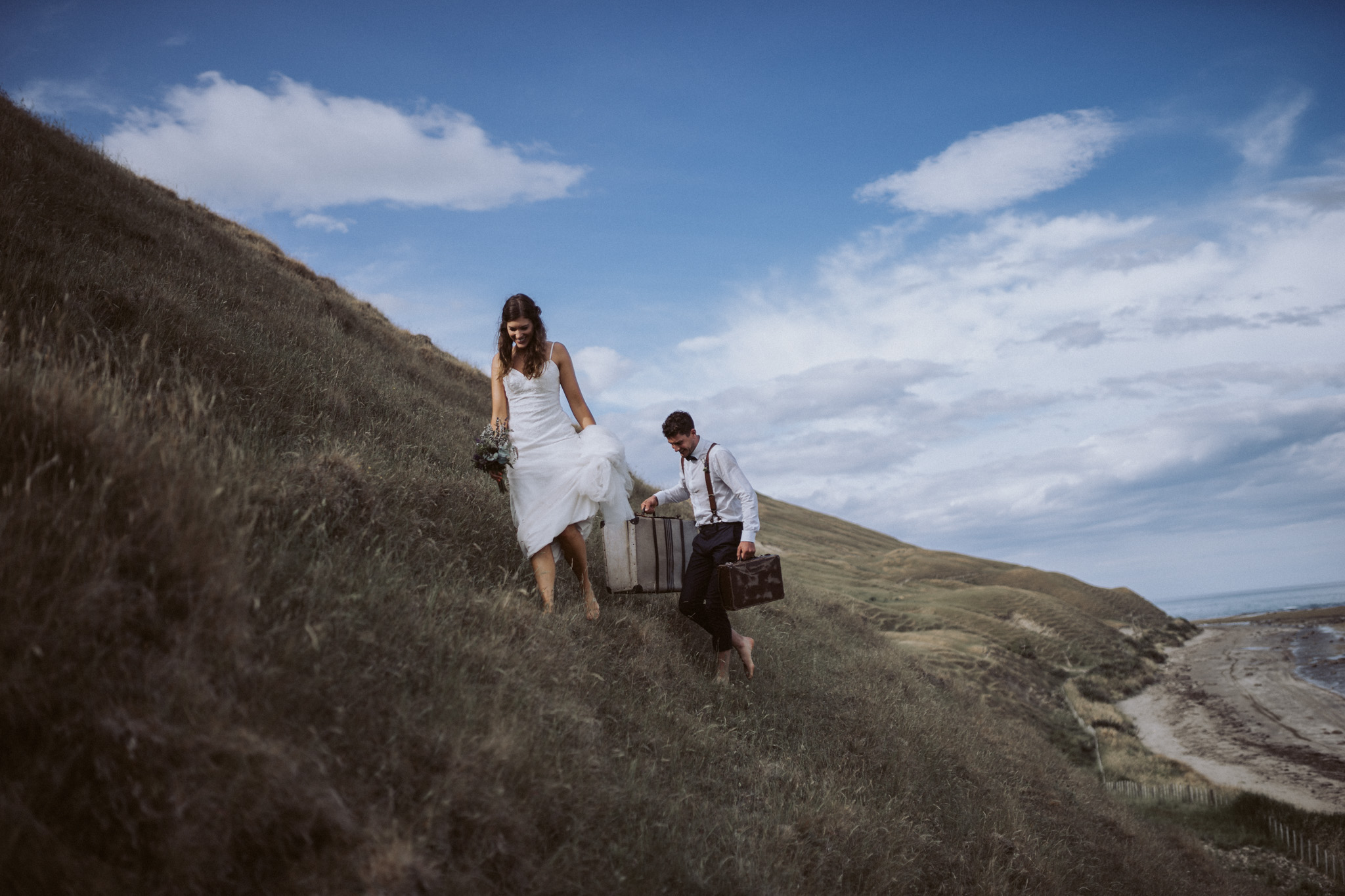 Cliff top elopement