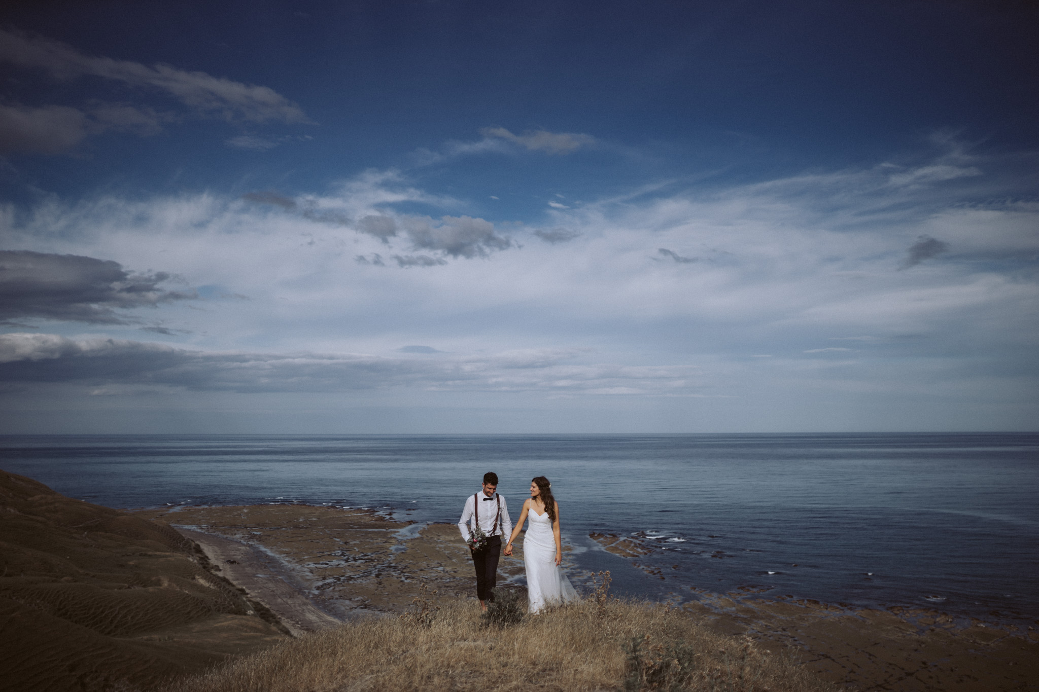Cliff top elopement