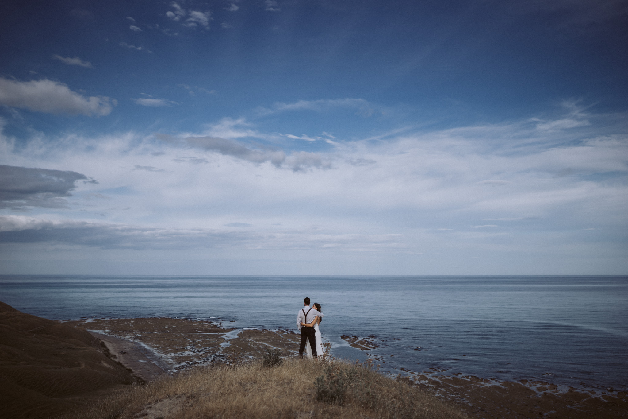 Cliff top elopement