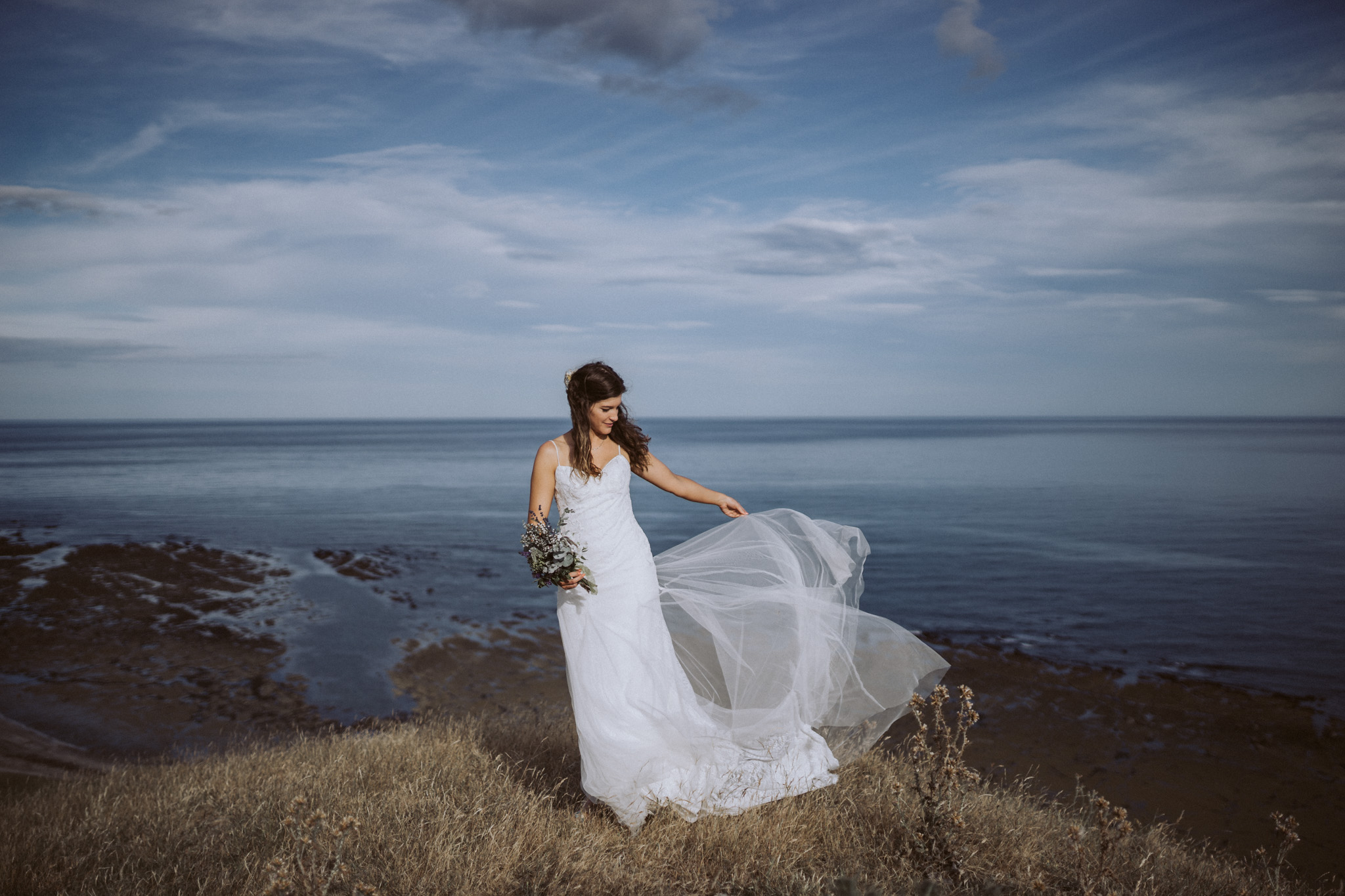 Cliff top elopement