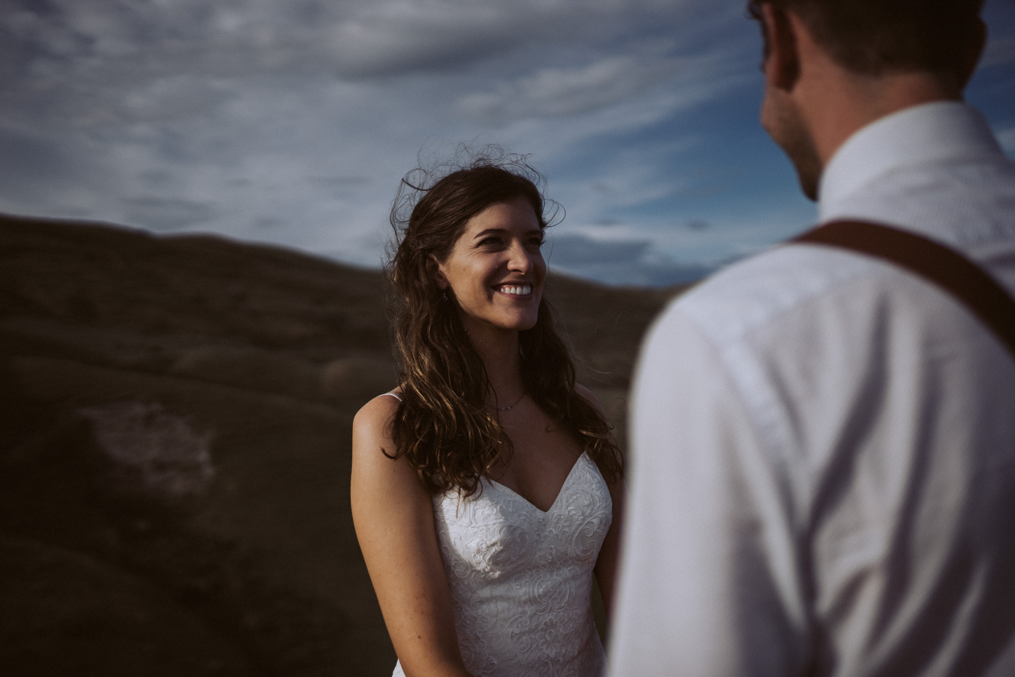 Cliff top elopement