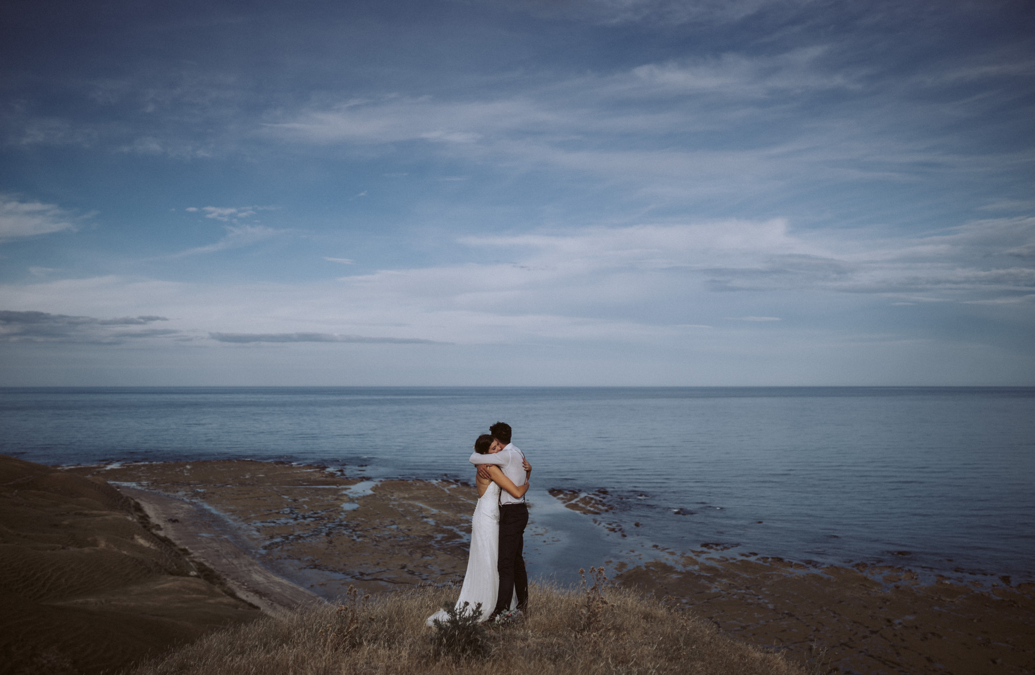 Cliff top elopement