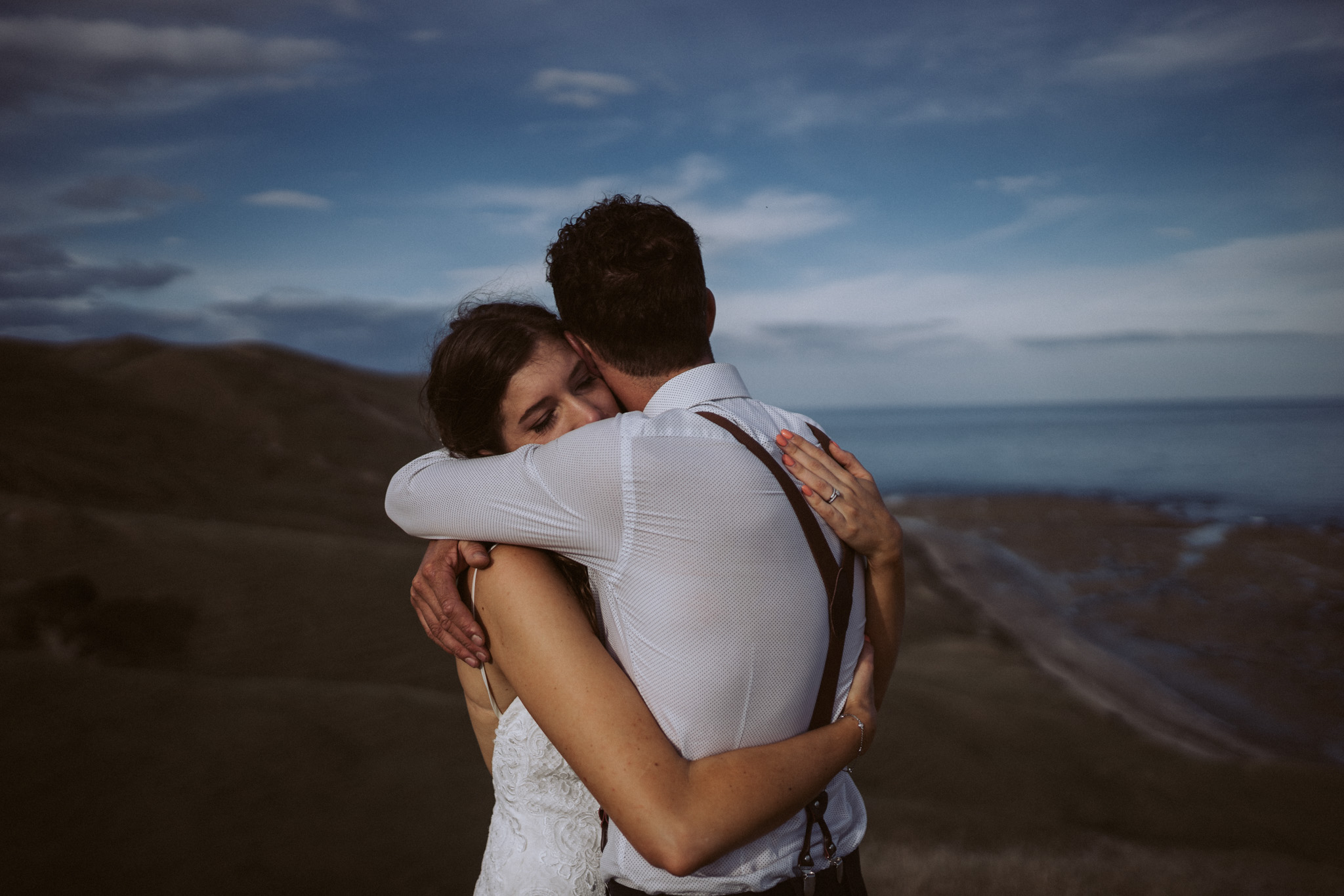 Cliff top elopement