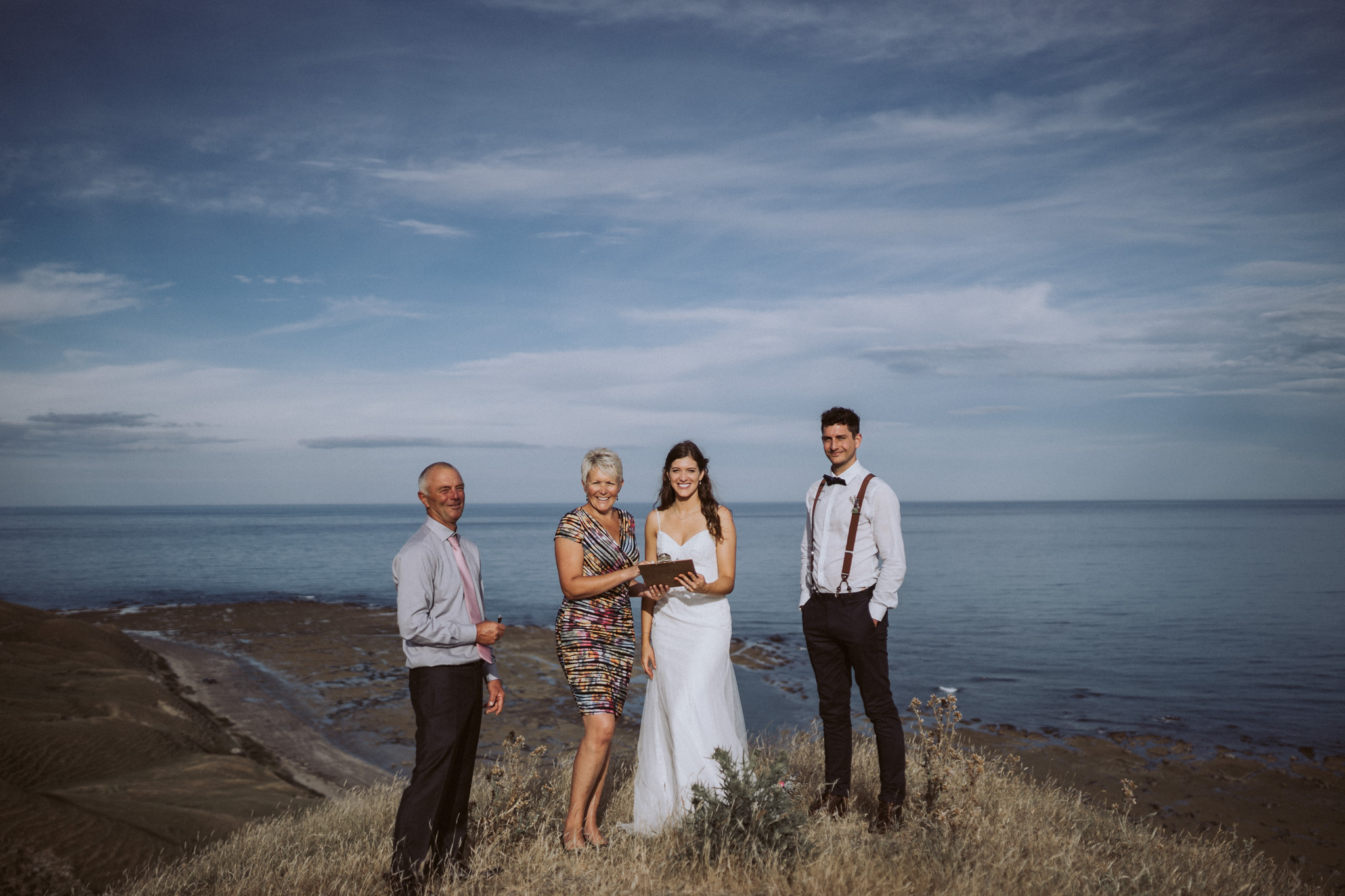 Cliff top elopement